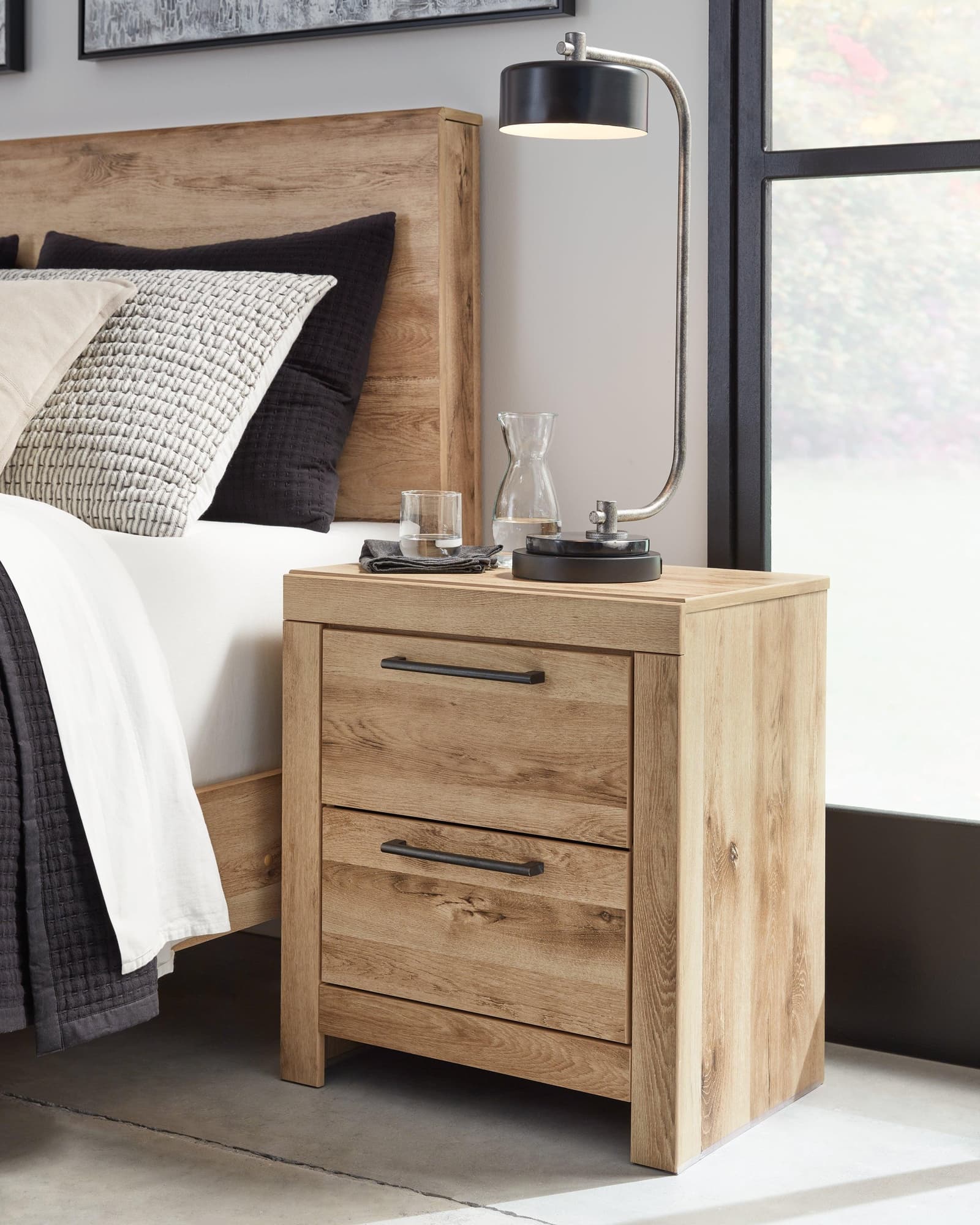Hyanna Tan Nightstand - Image 1