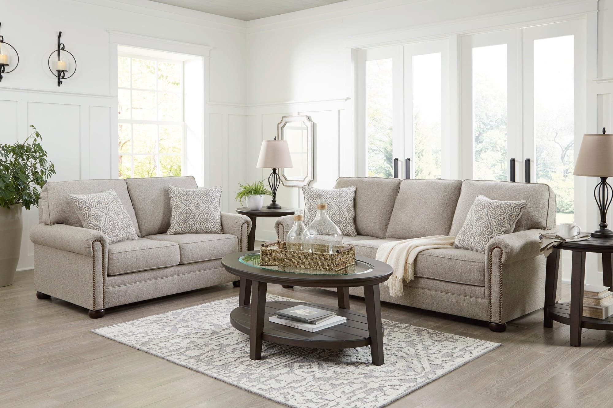 Ashley 373-07 Sofa Loveseat - Image 1