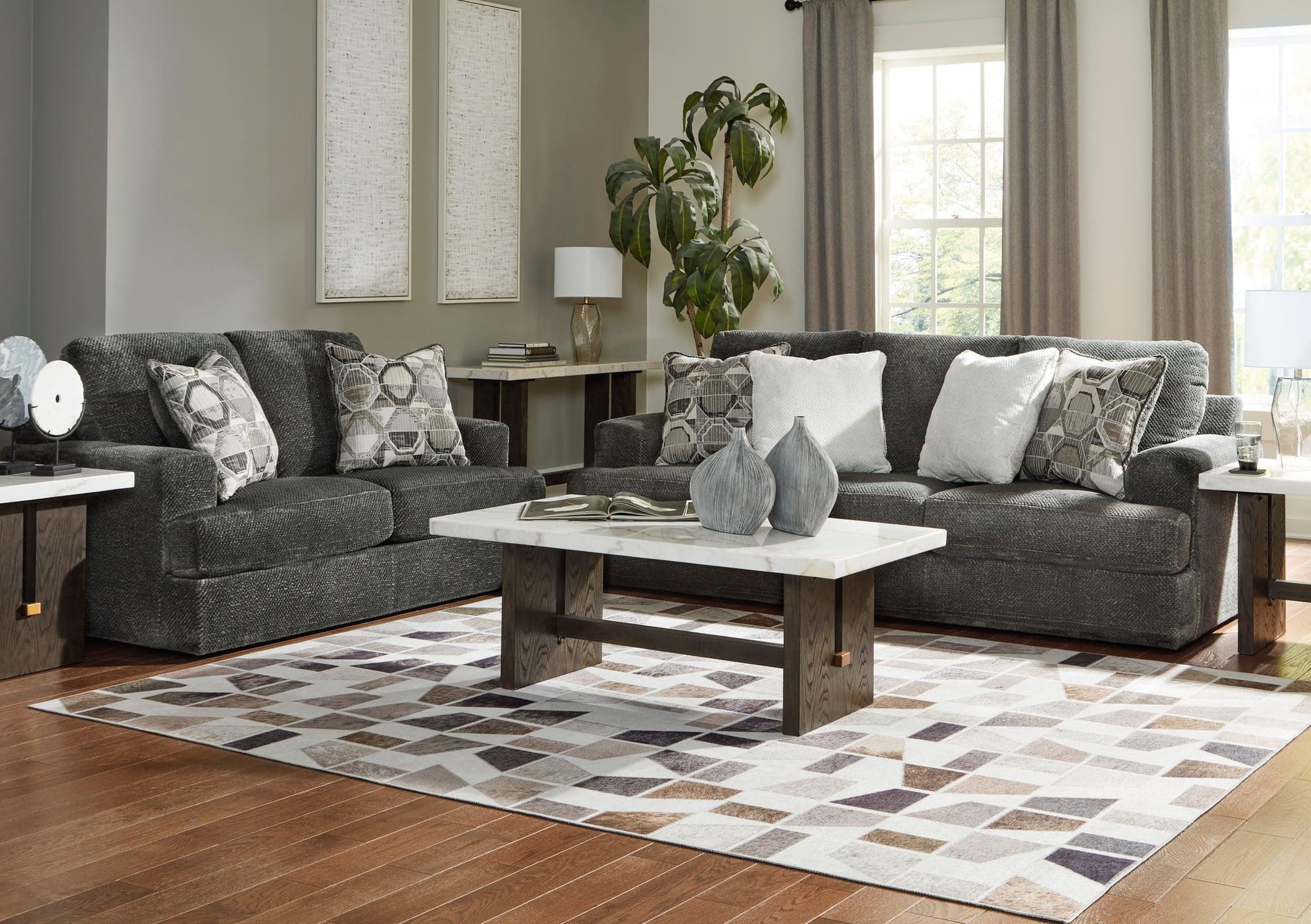 Ashley 314-02 Sofa Loveseat - Image 1