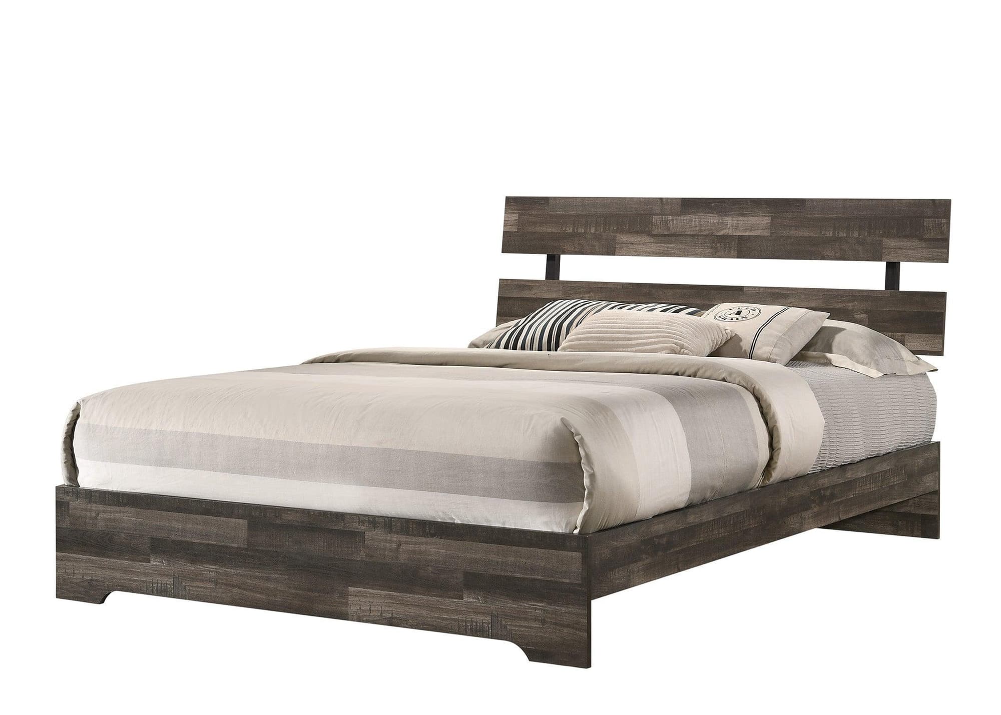 Atticus Brown Platform Full Bed