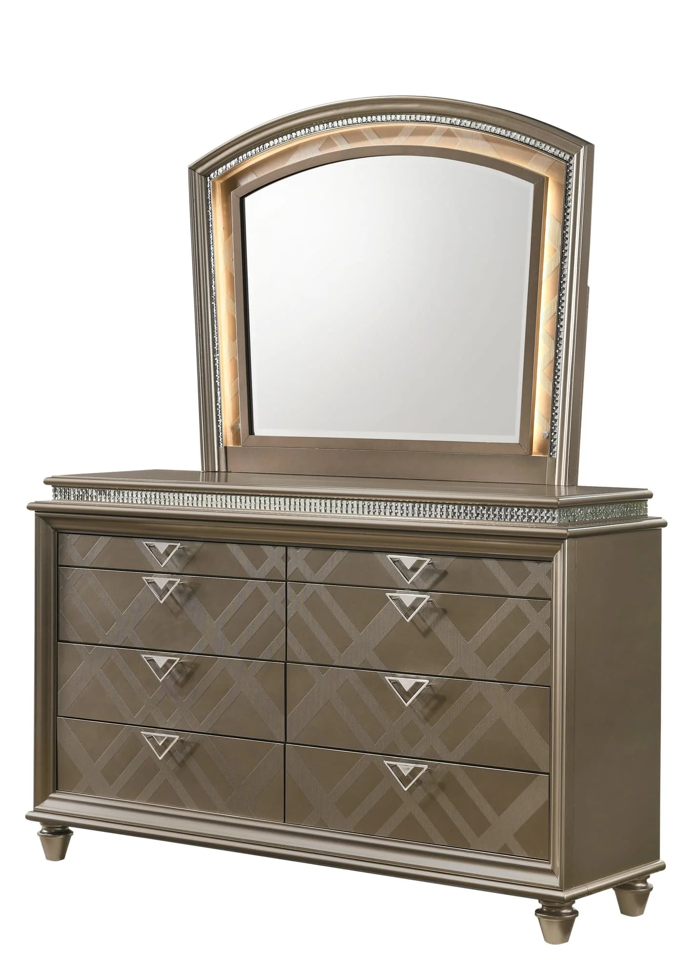 Cristal Dresser Light Brown Taupe - Image 1