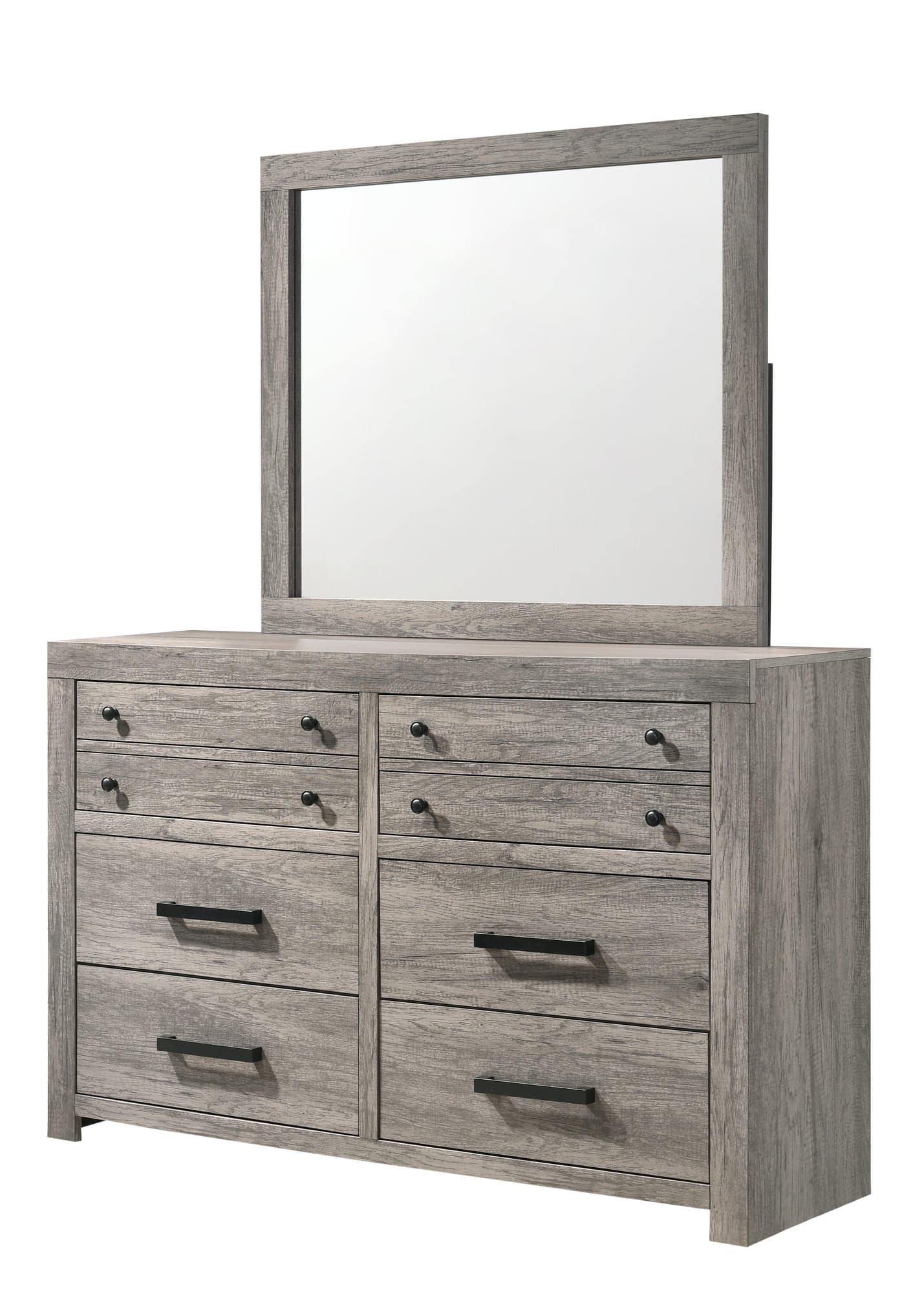 Tundra Dresser Gray 6 Drawers - Image 1