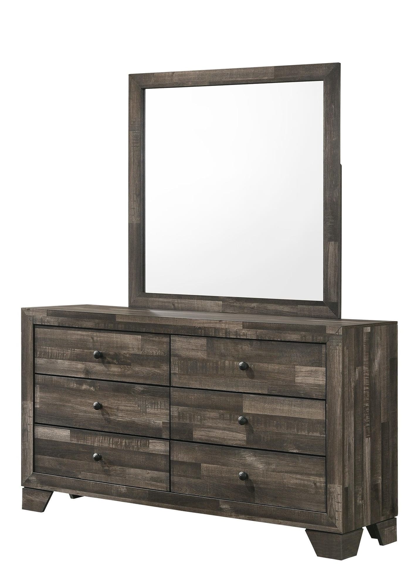 Atticus Dresser Brown 6 Drawers - Image 1