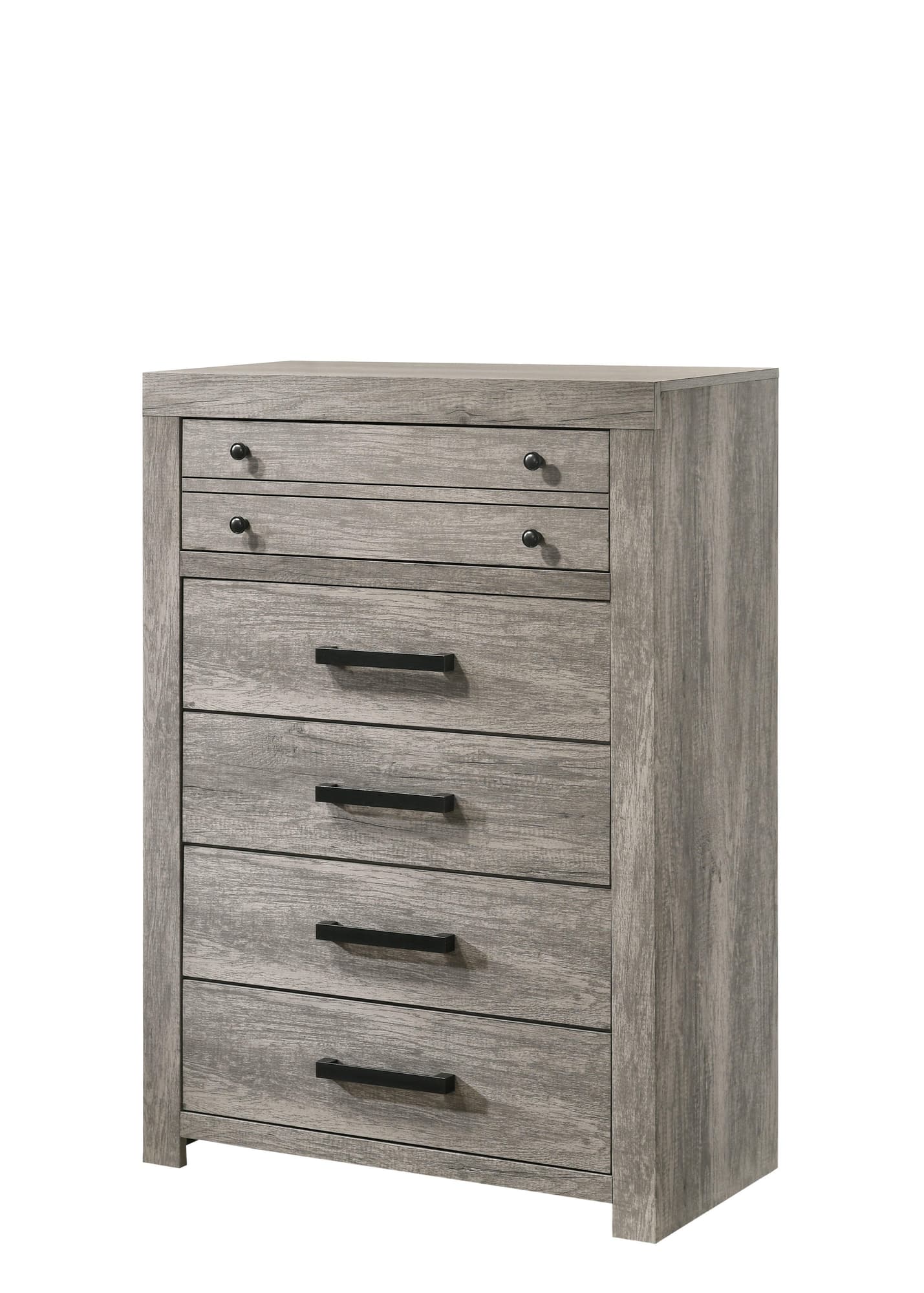 Tundra Chest Gray 5 Drawers - Image 1