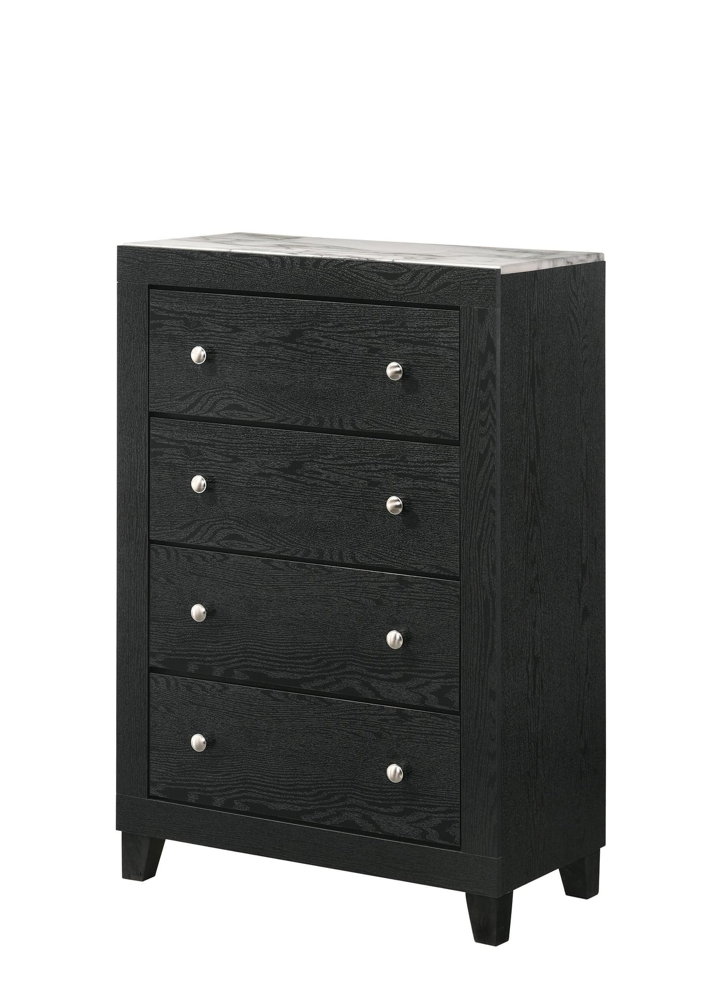 Cadence Chest Black 4 Drawers - Image 1