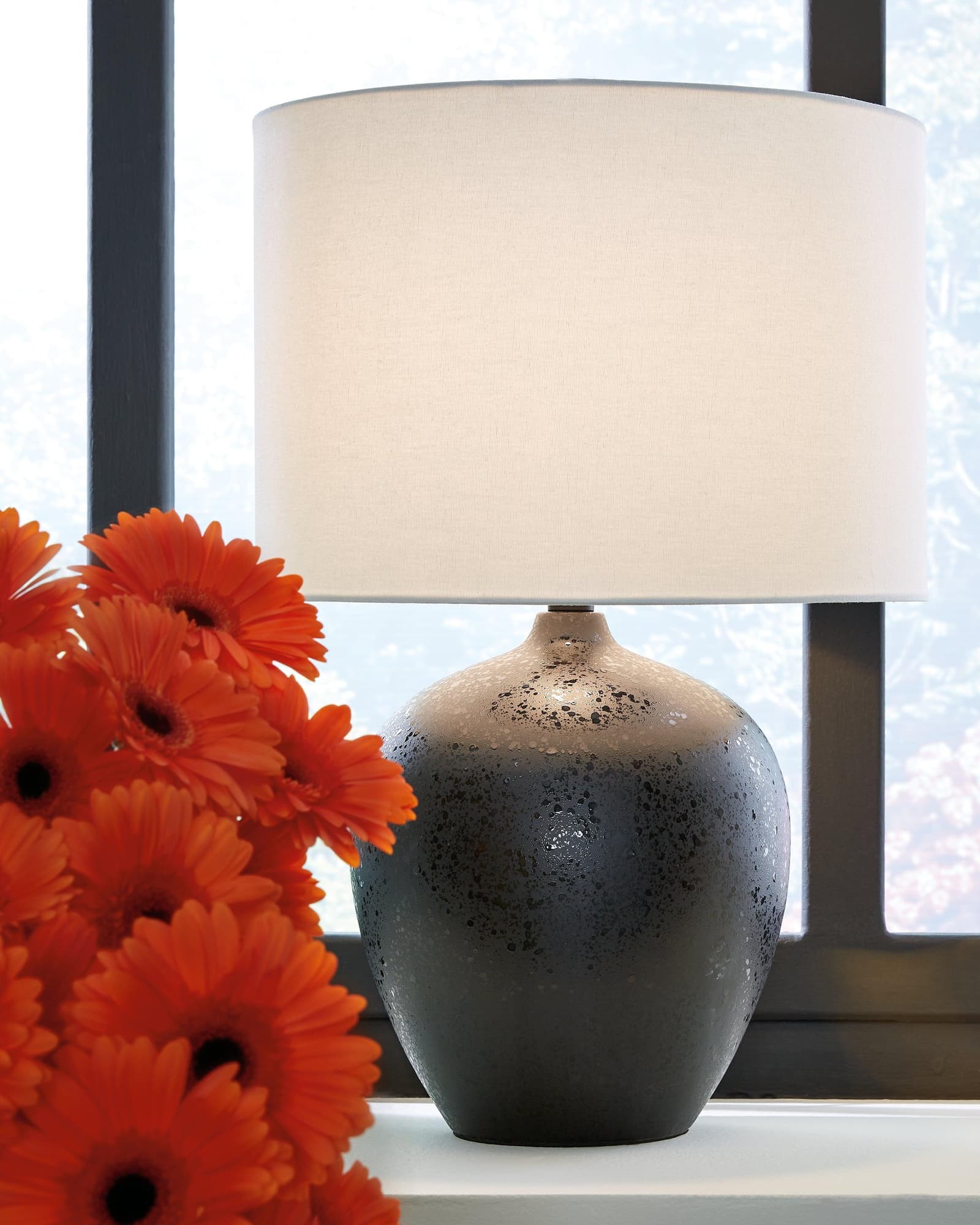 Ladstow Black Table Lamp - Image 1