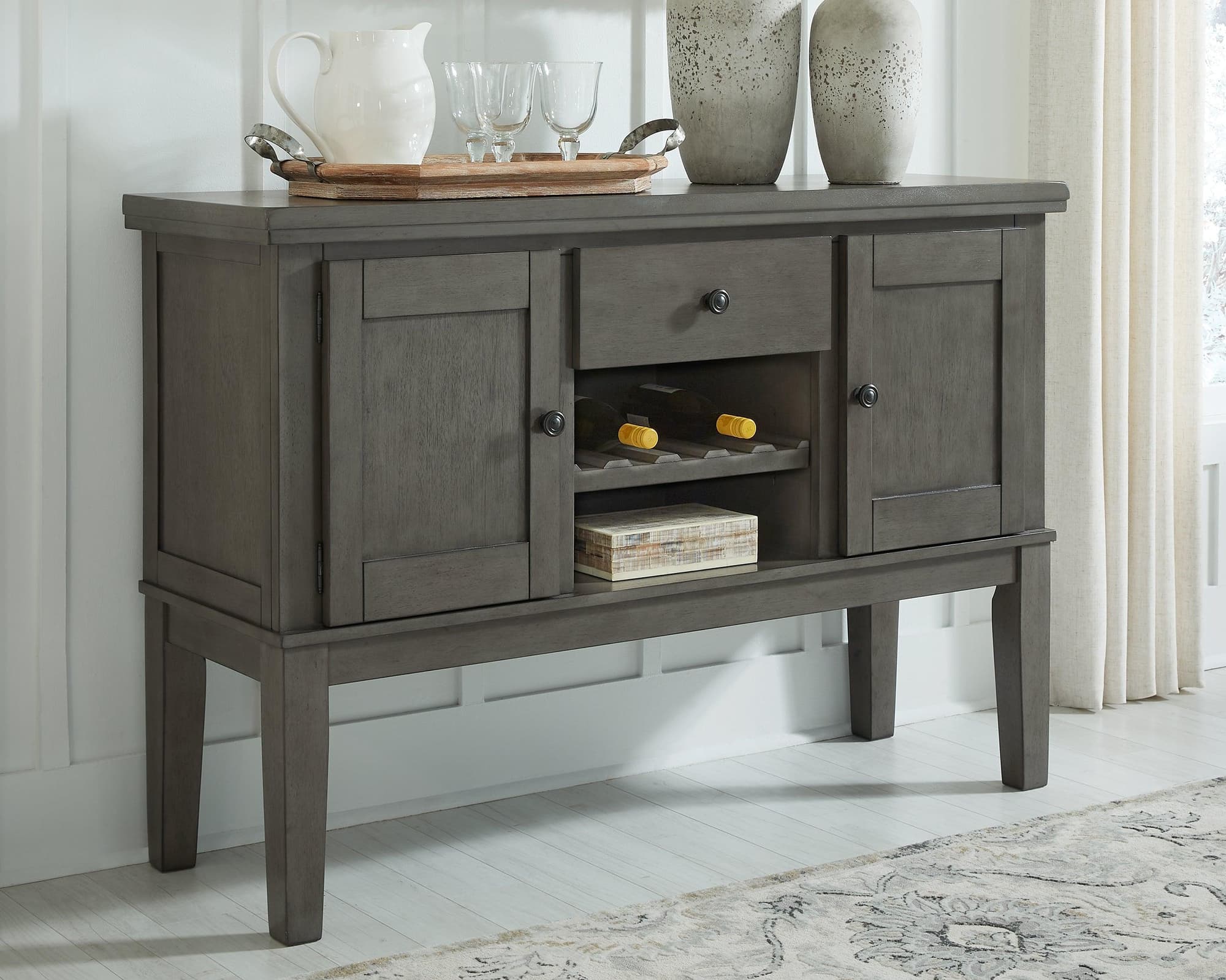 Hallanden Gray Dining Server
