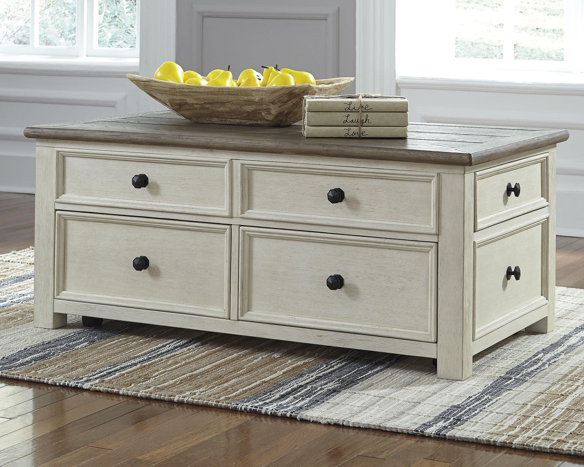 Bolanburg Two-Tone Coffee Table With Lift Top - Image 1