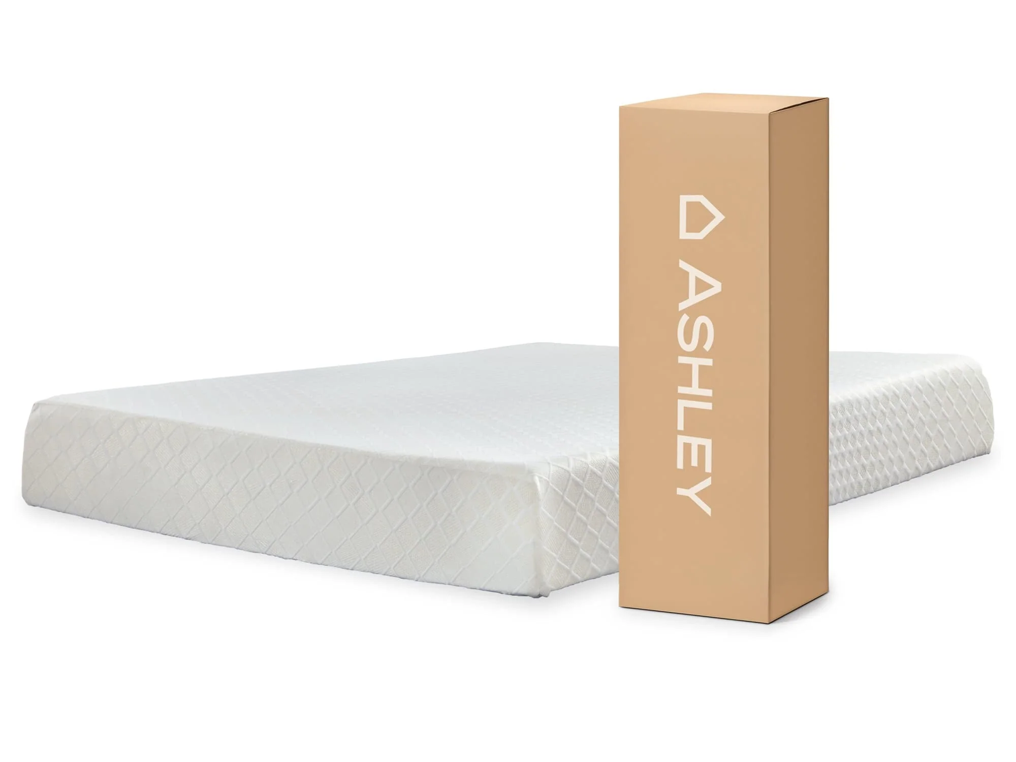 10 Inch Chime Memory Foam White Twin Mattress In A Box - Image 1