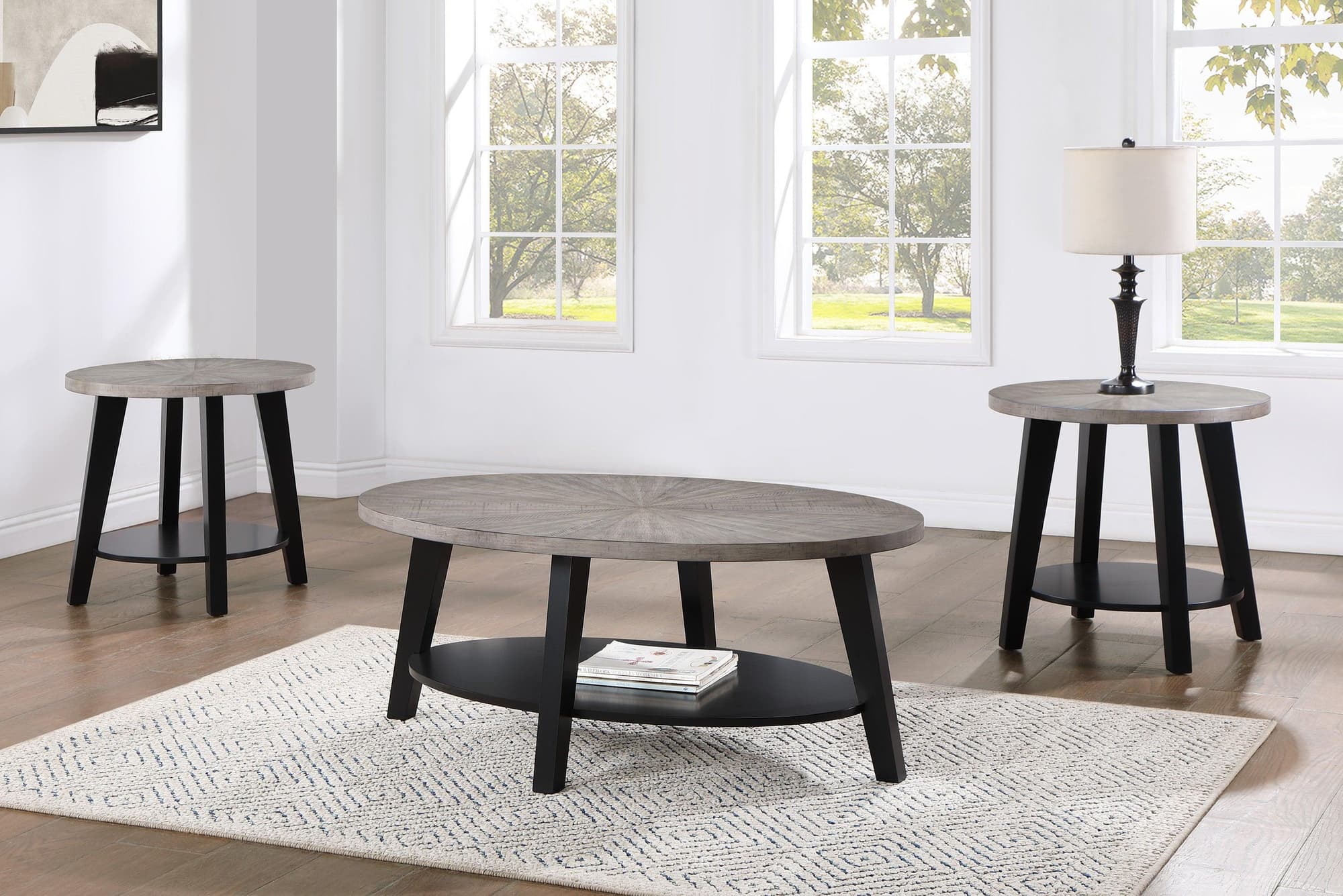 Mathis Gray Round 3 PK Cocktail Coffee Set - Image 1