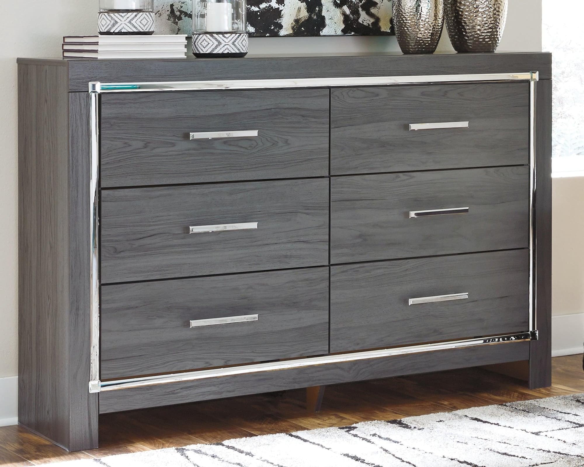 Lodanna Gray Dresser - Image 1