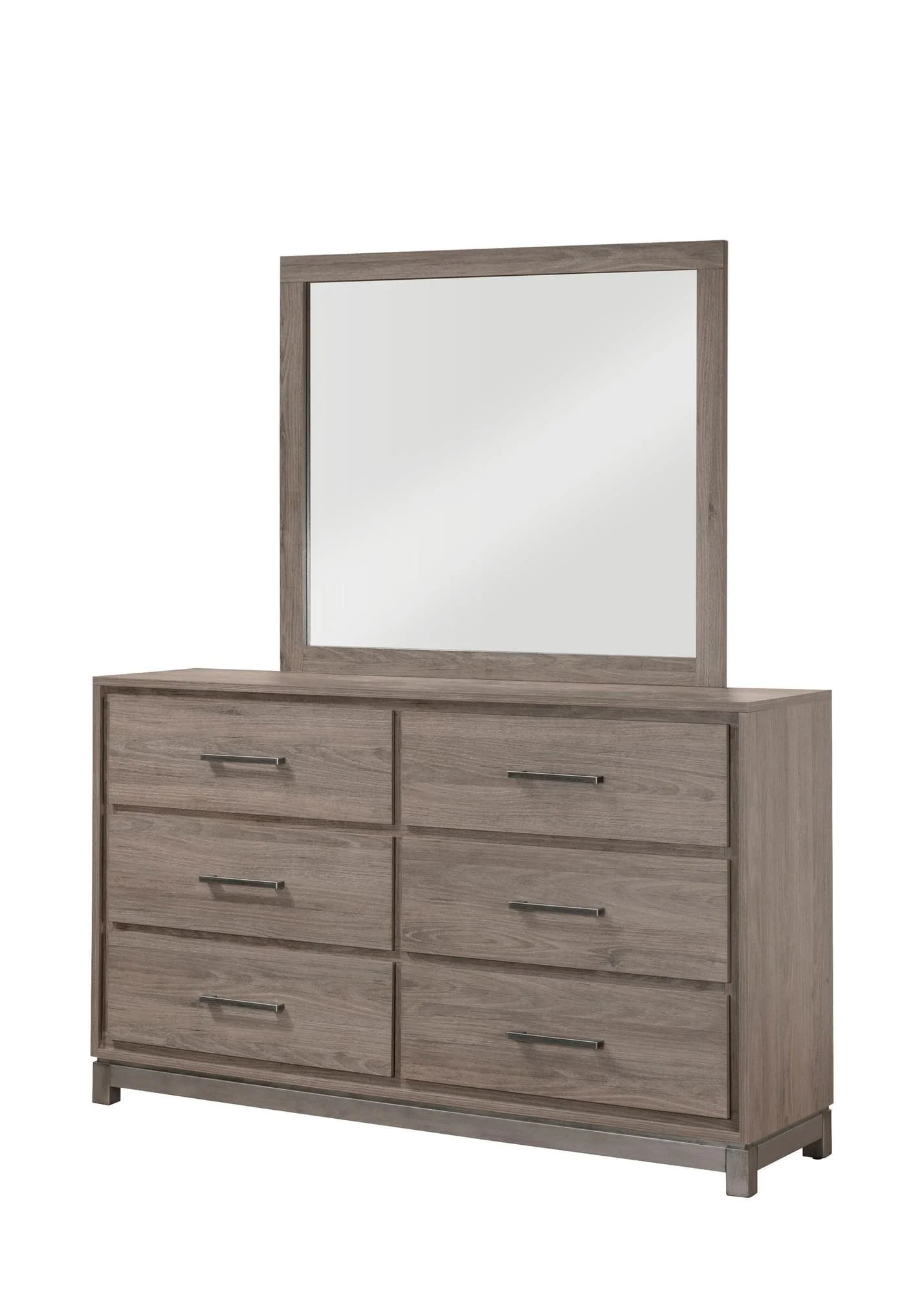 River Brown 6 Drawers Dresser - Image 1