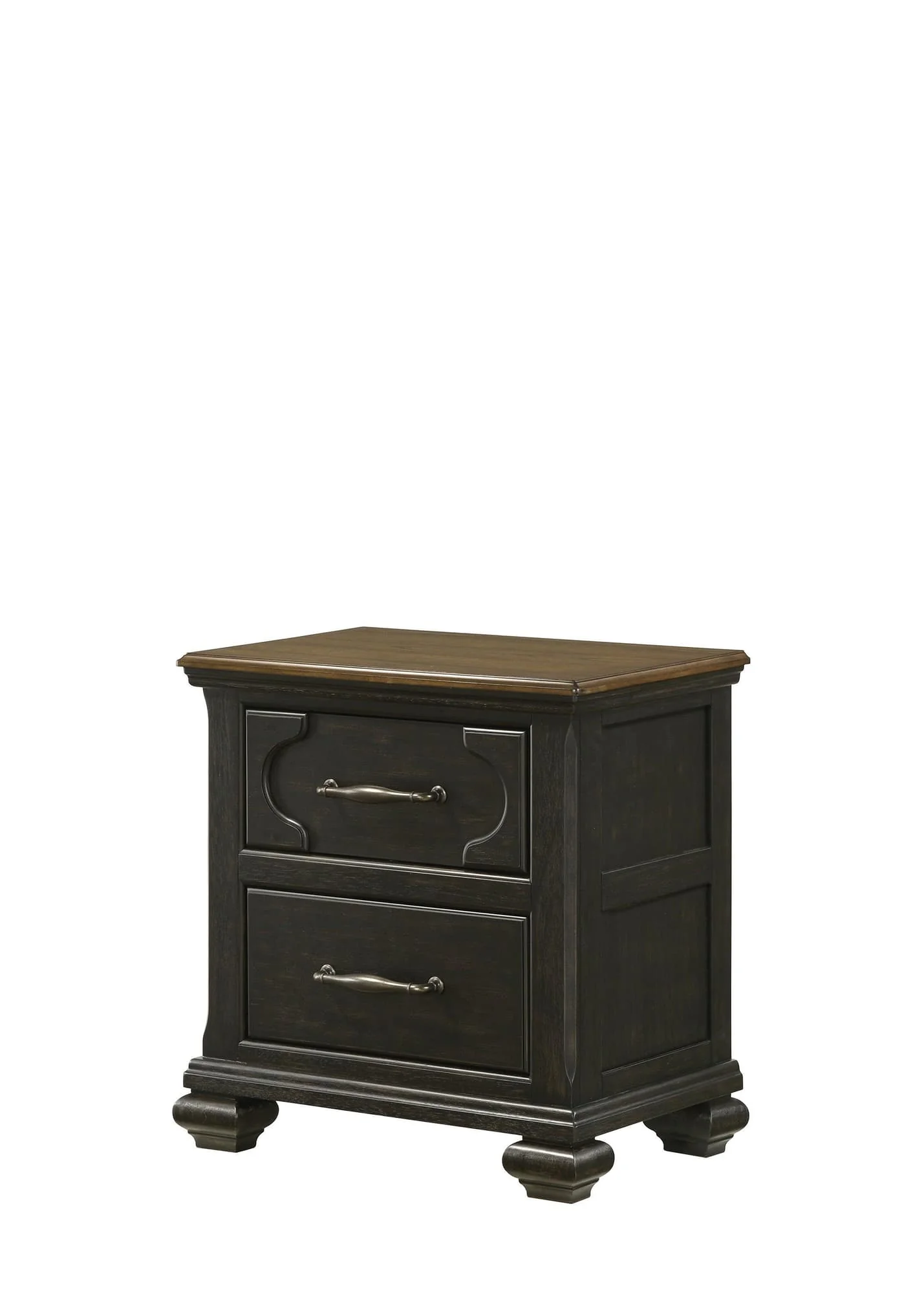 Hamilton Brown 2 Drawers Nightstand - Image 1
