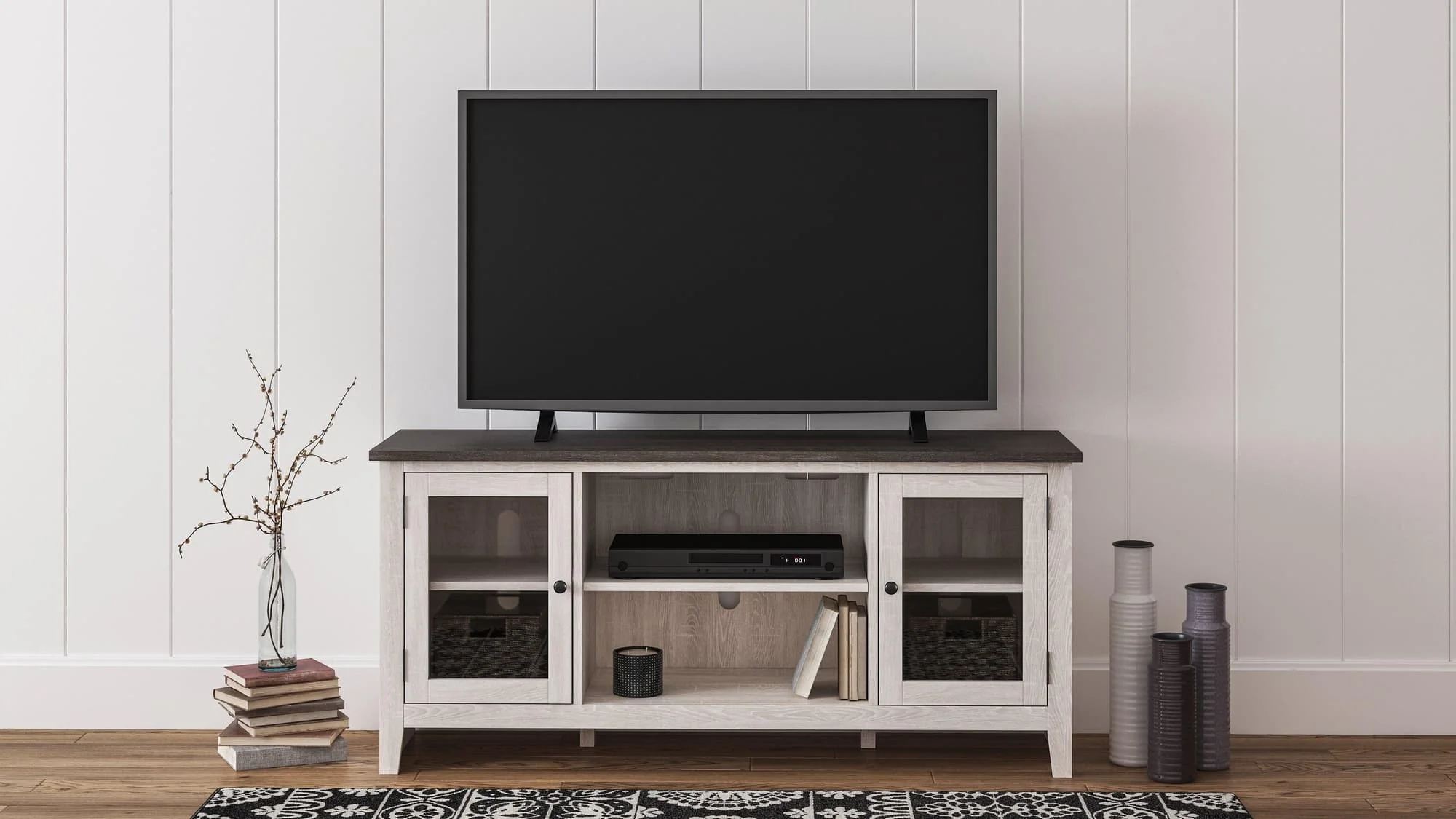 Dorrinson Two-Tone 60″ Tv Stand