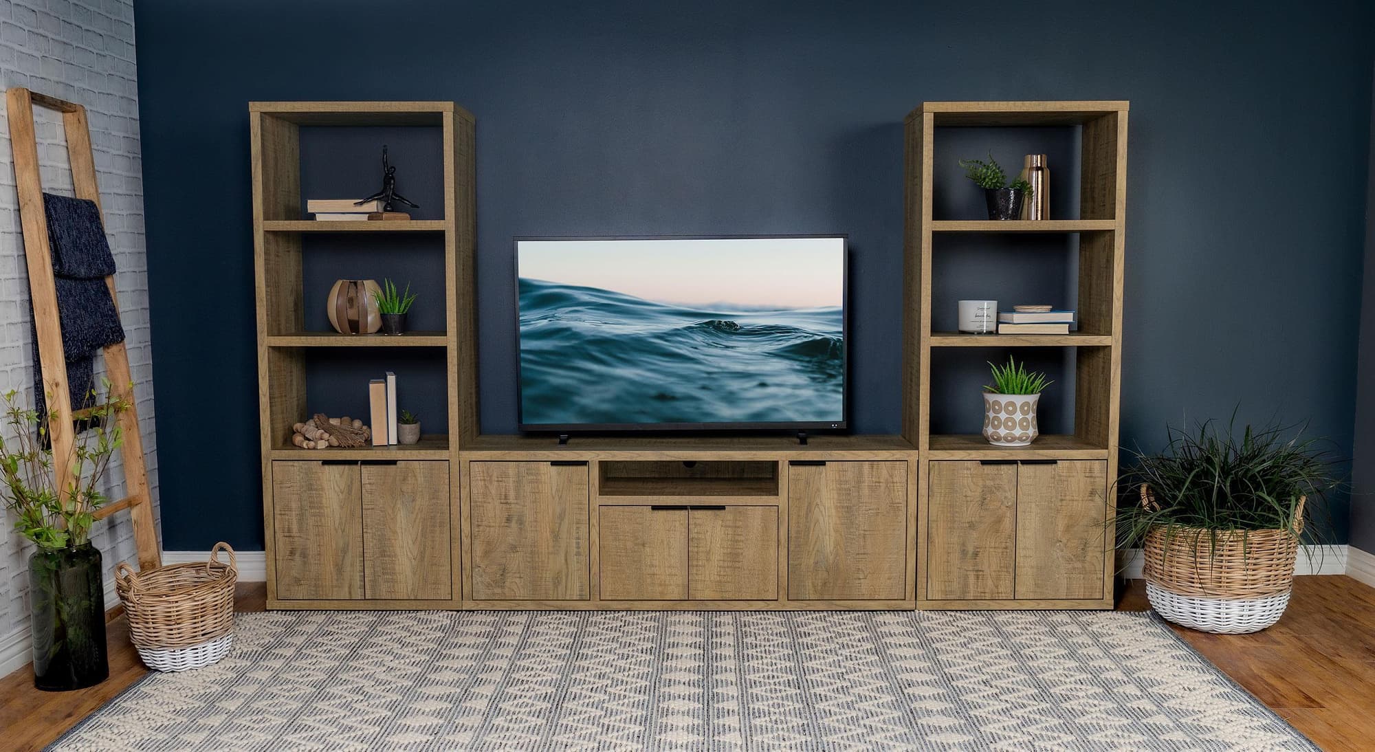 Tabby 3-Piece 60″ TV Entertainment Center Mango