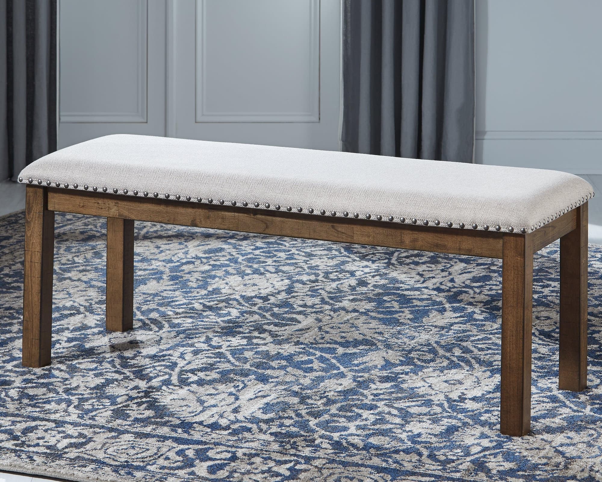 Moriville Beige Dining Bench - Image 1
