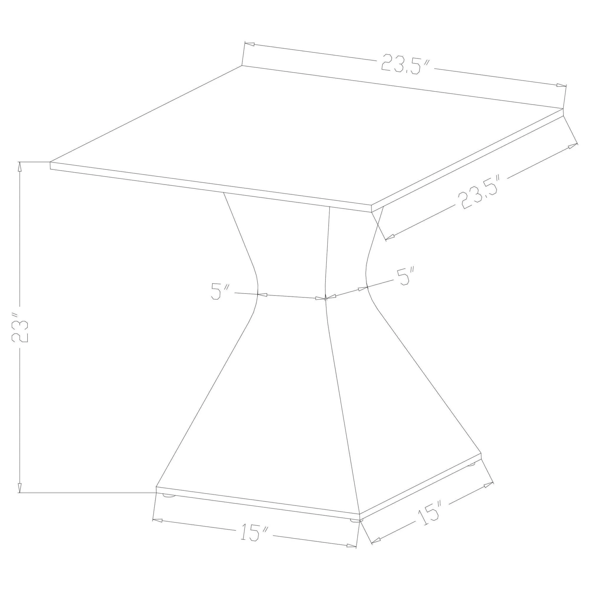 Jenny Glass Top Stainless Steel Side End Table Chrome - Image 1