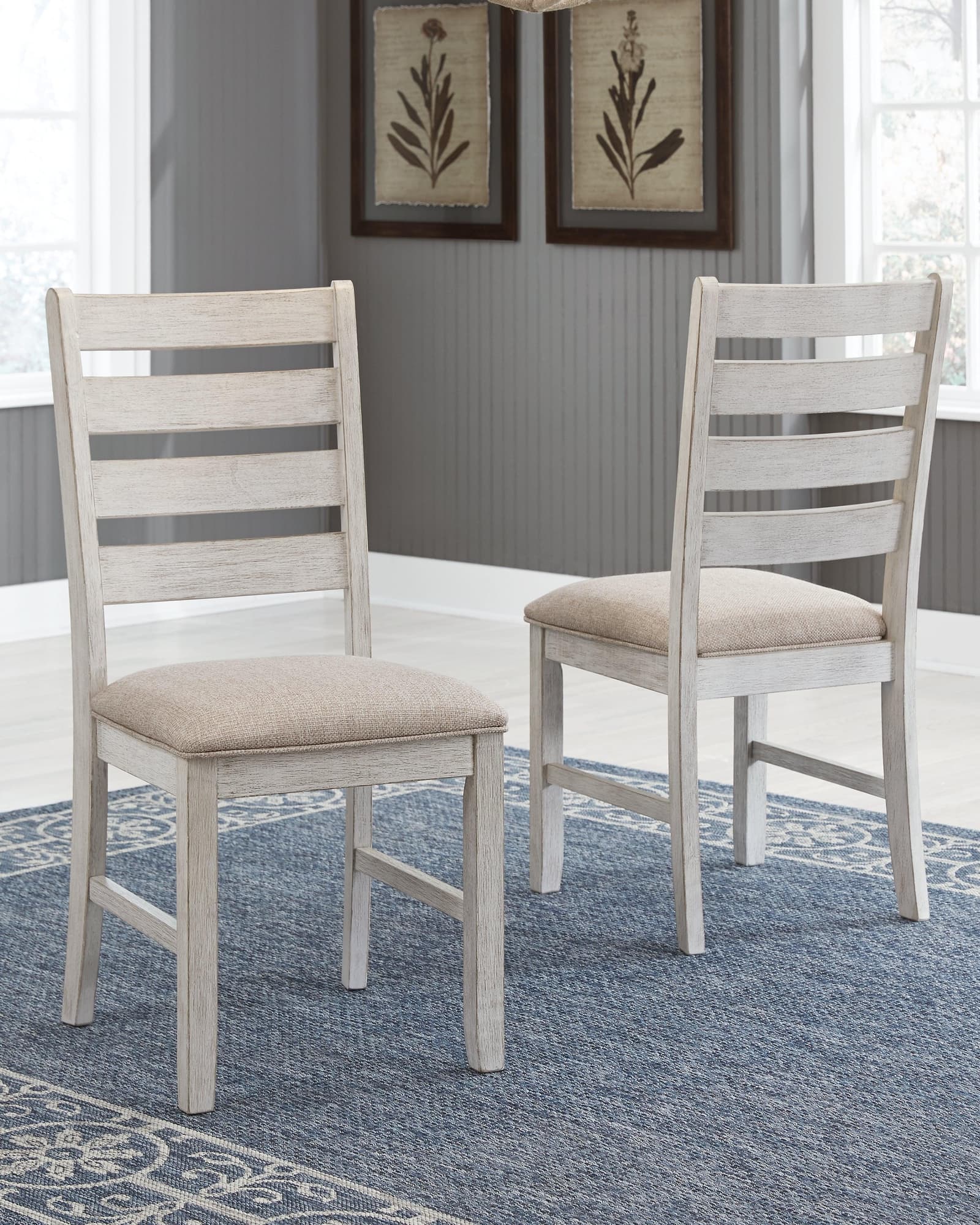 Skempton White Light Brown Dining Chair - Image 1