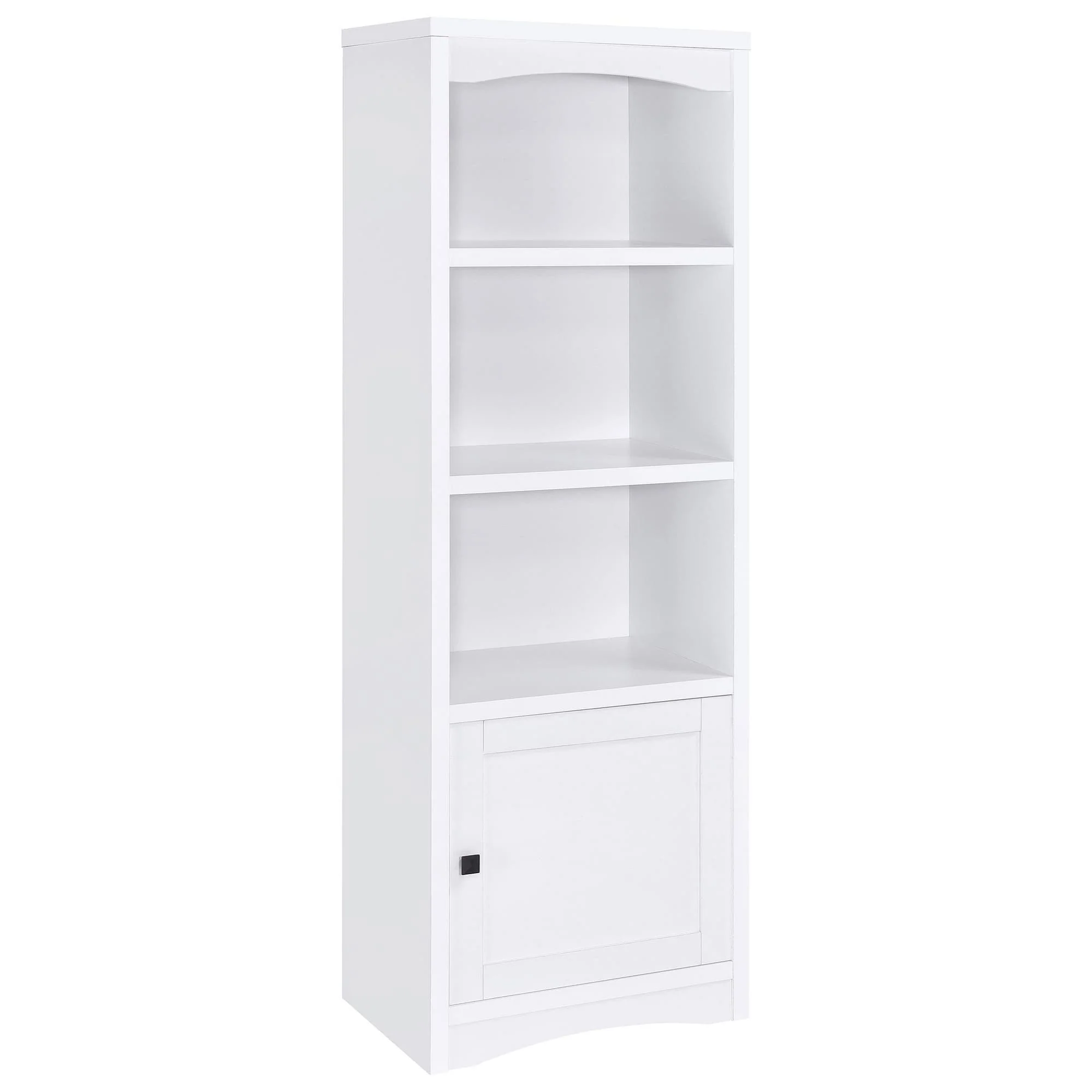 Laughlin 3 Shelf Wood Media Tower White