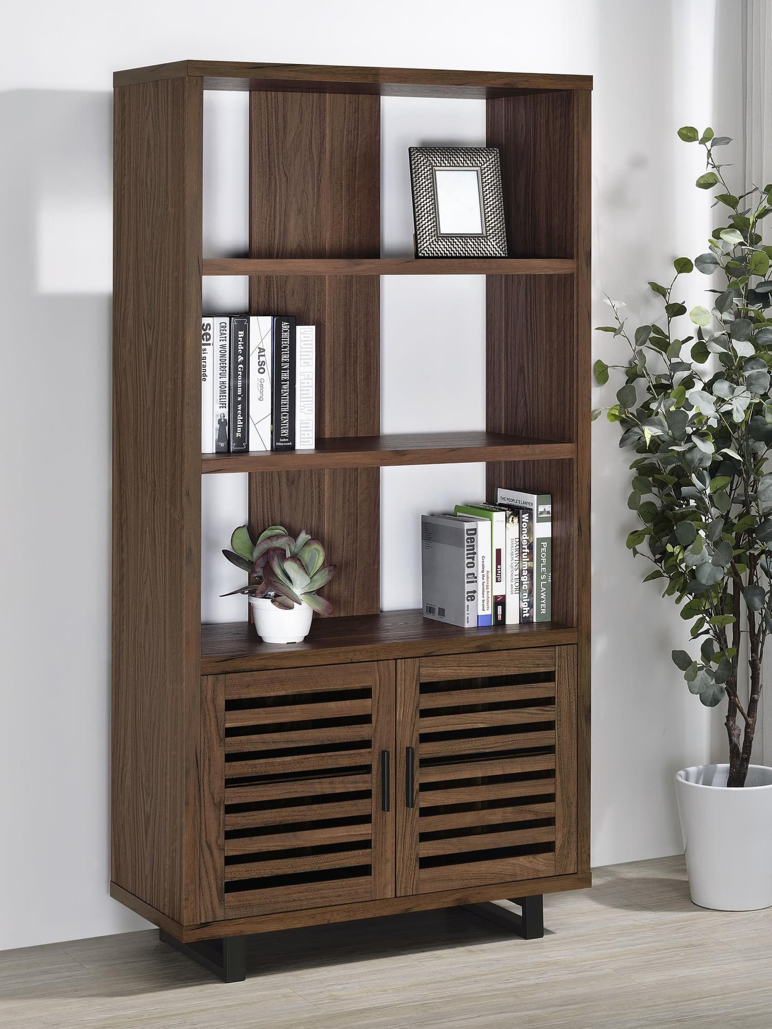 Turamba Brown Bookcase