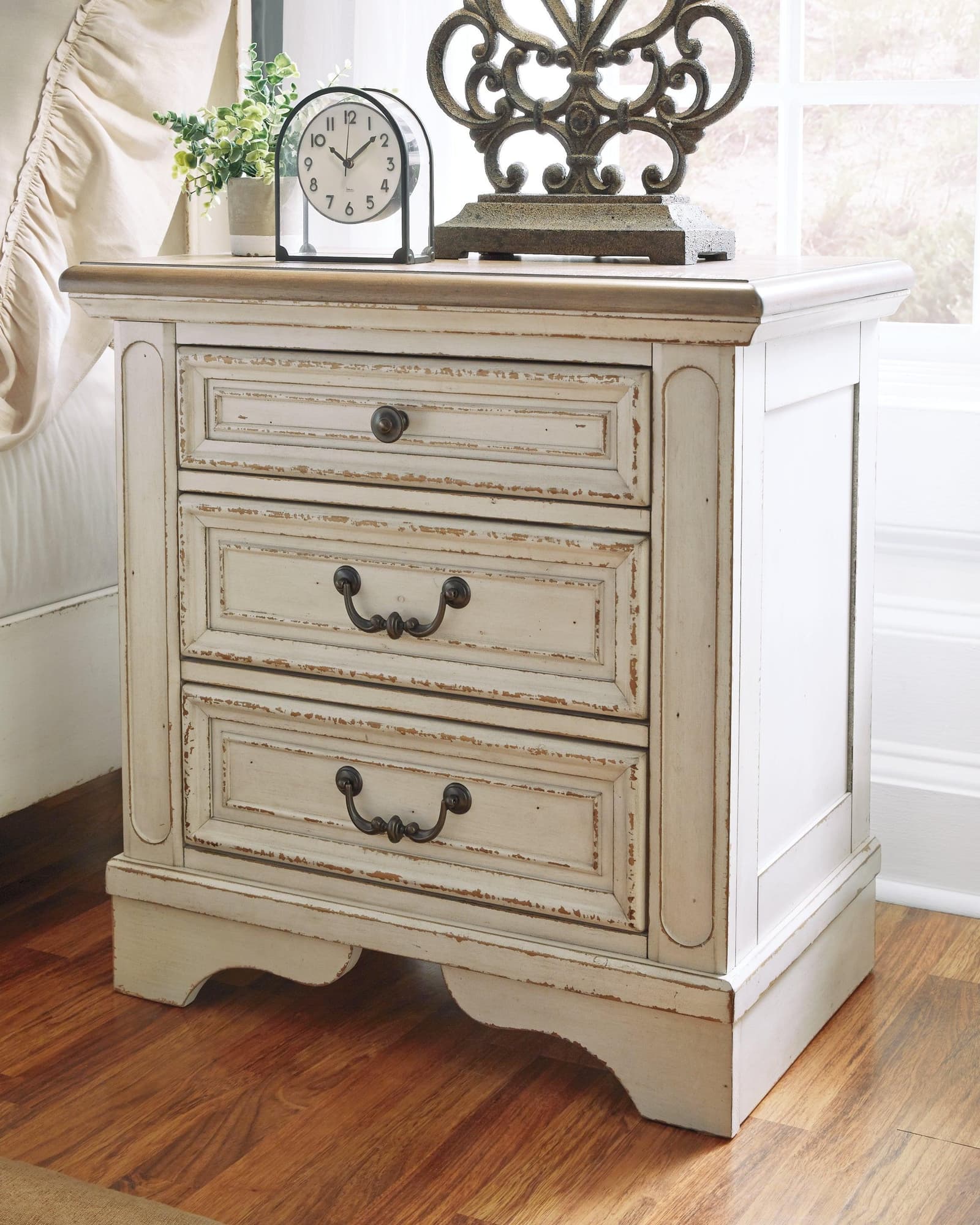 Realyn Two-Tone Nightstand - Image 1