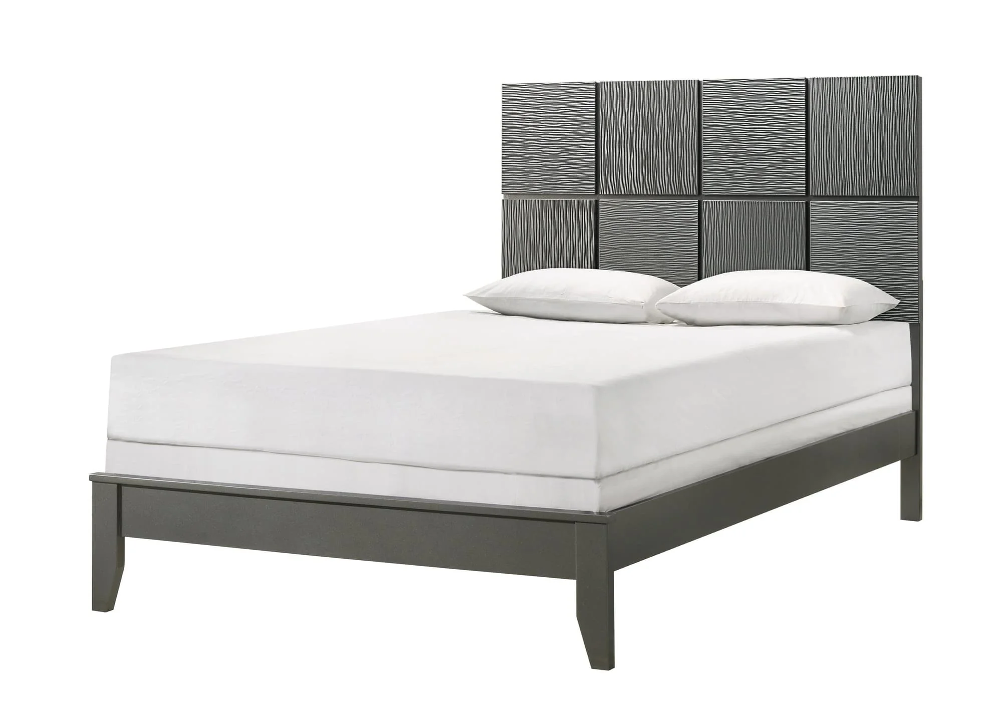 Denker Gunmetal Panel King Bed - Image 1