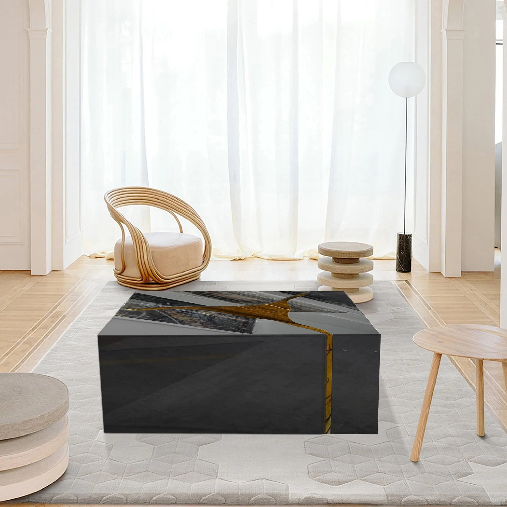 Ariana Black Coffee Table