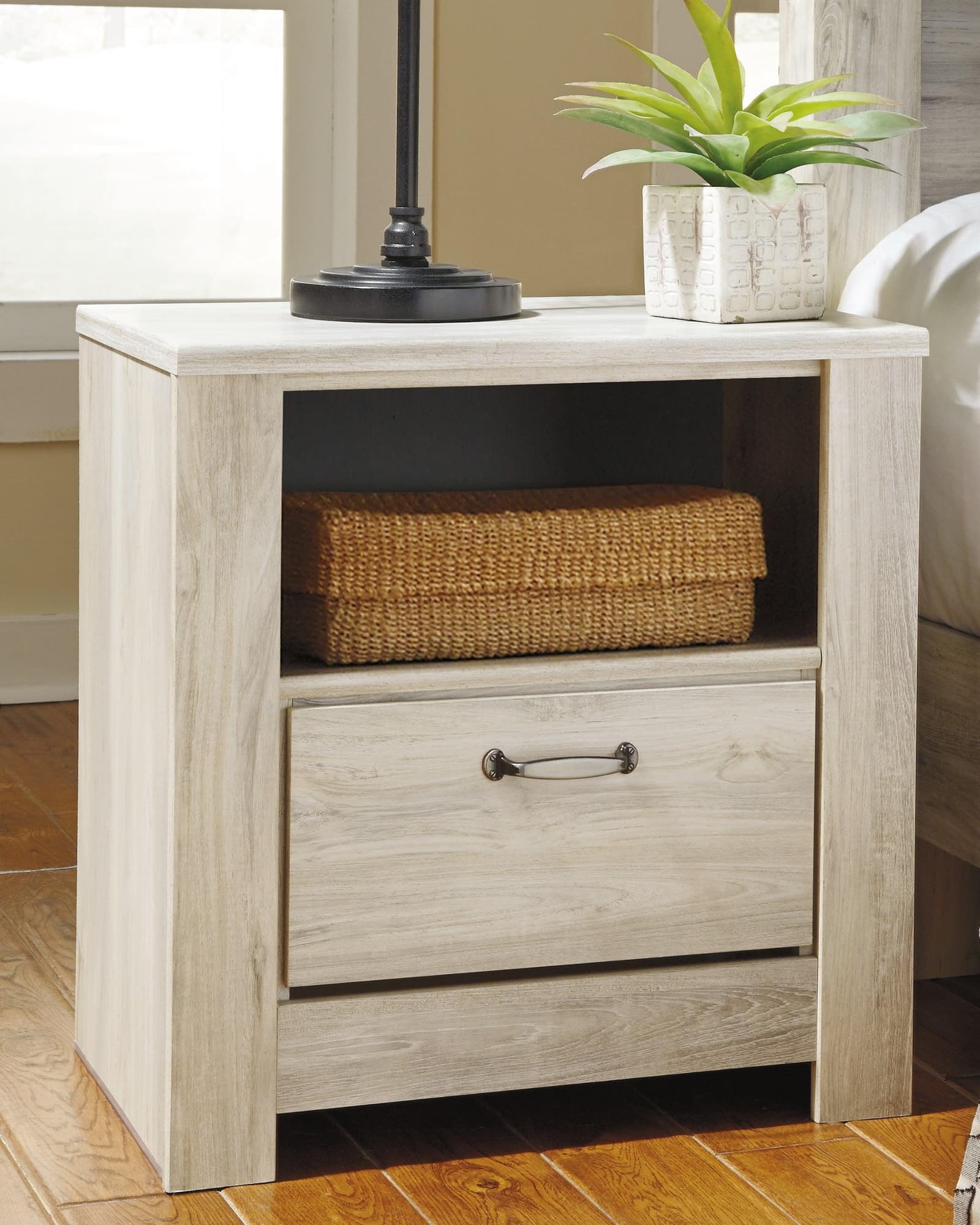 Bellaby Whitewash Nightstand - Image 1