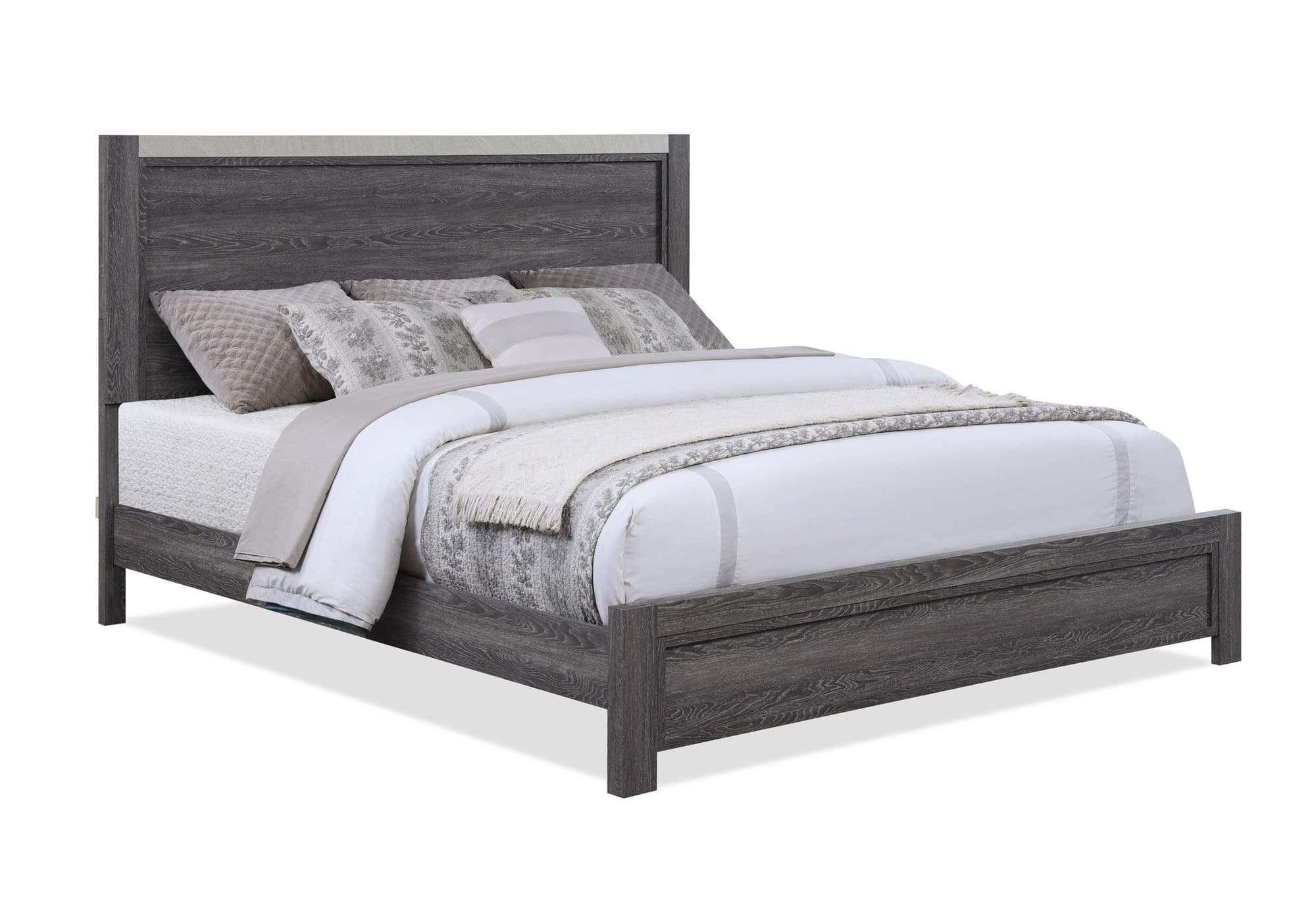 Madsen Gray Panel Queen Bed - Image 1