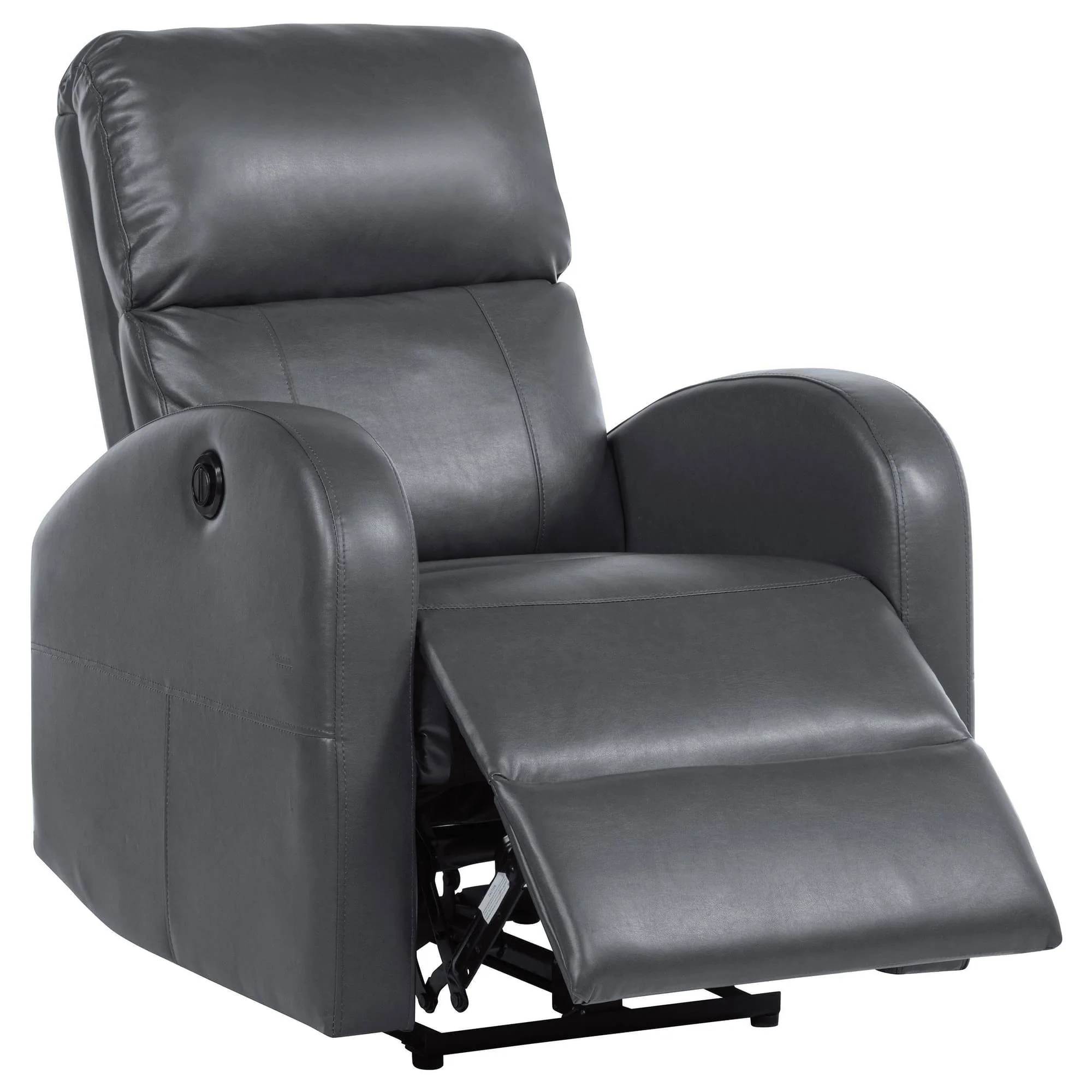 Grant Upholstered Power Recliner Chair Grey - Image 1
