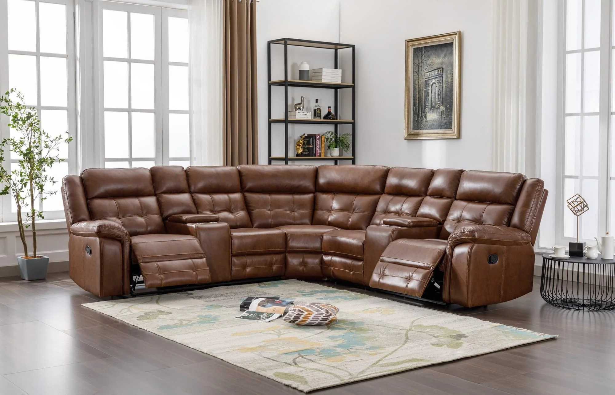 Jacob Saddle Reclining Sectional - Image 1