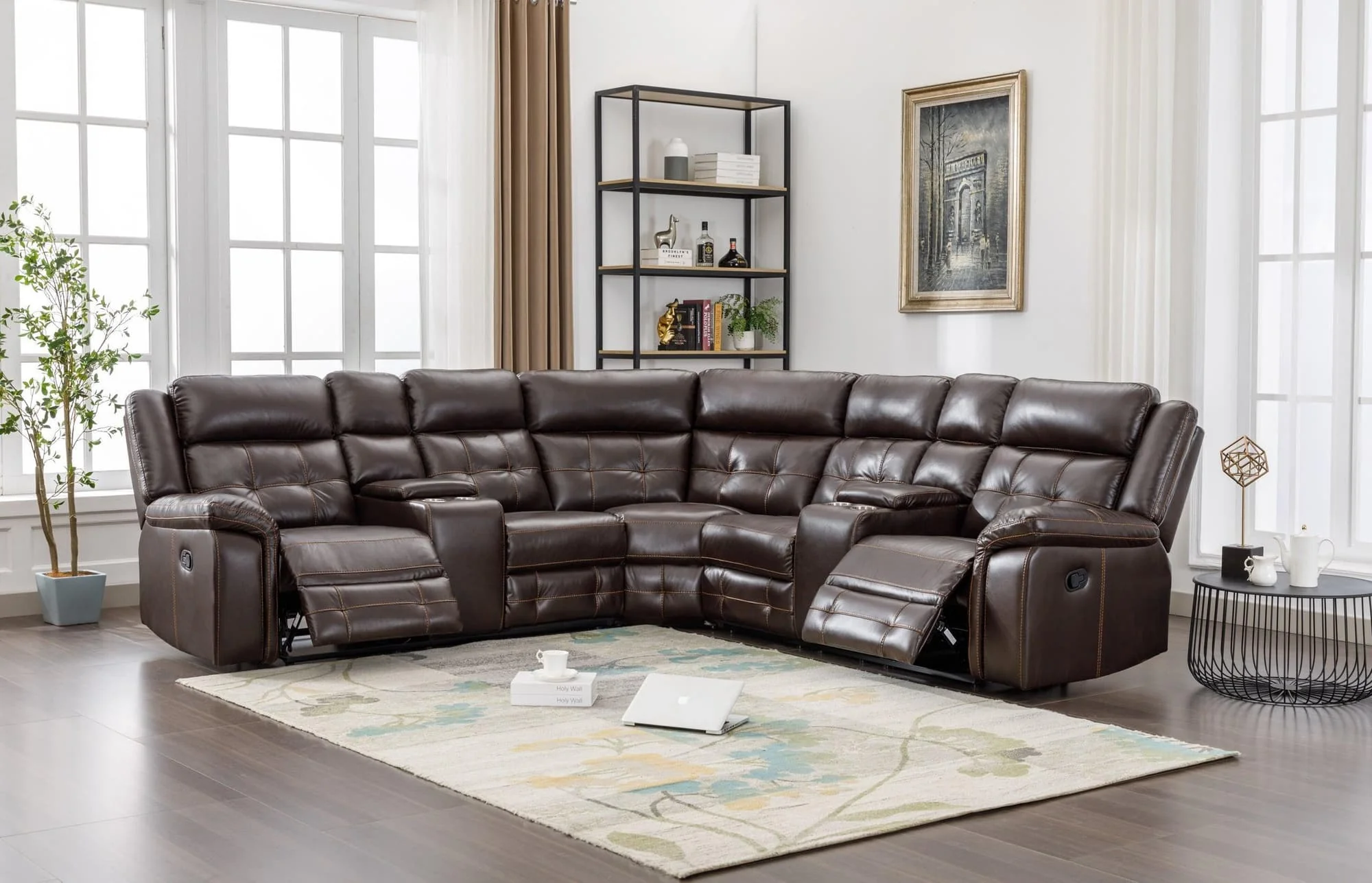 Jacob Brown Reclining Sectional - Image 1