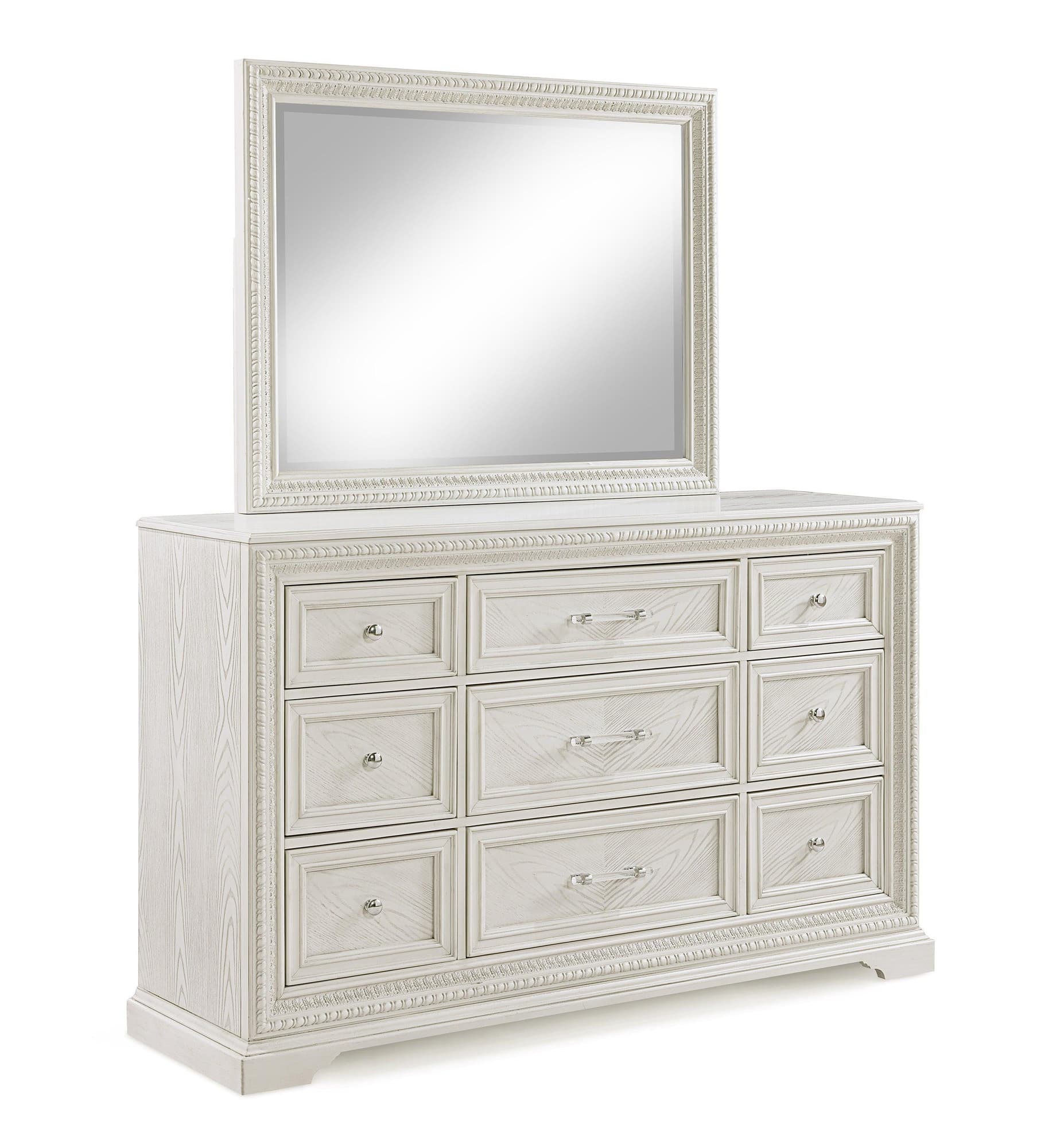 Alexandria Cream 6 Drawers Dresser - Image 1