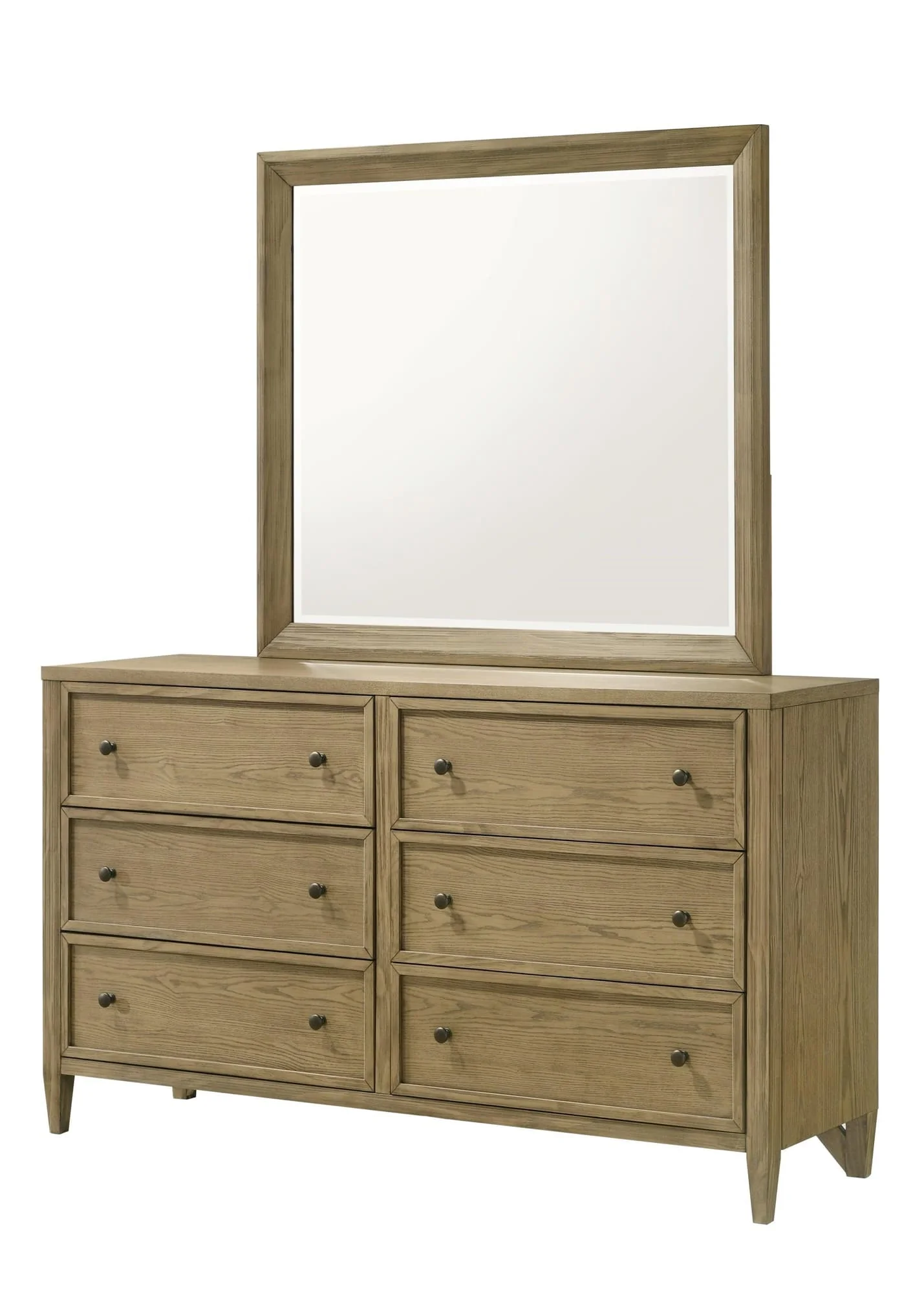 Sienna Brown 6 Drawers Dresser - Image 1