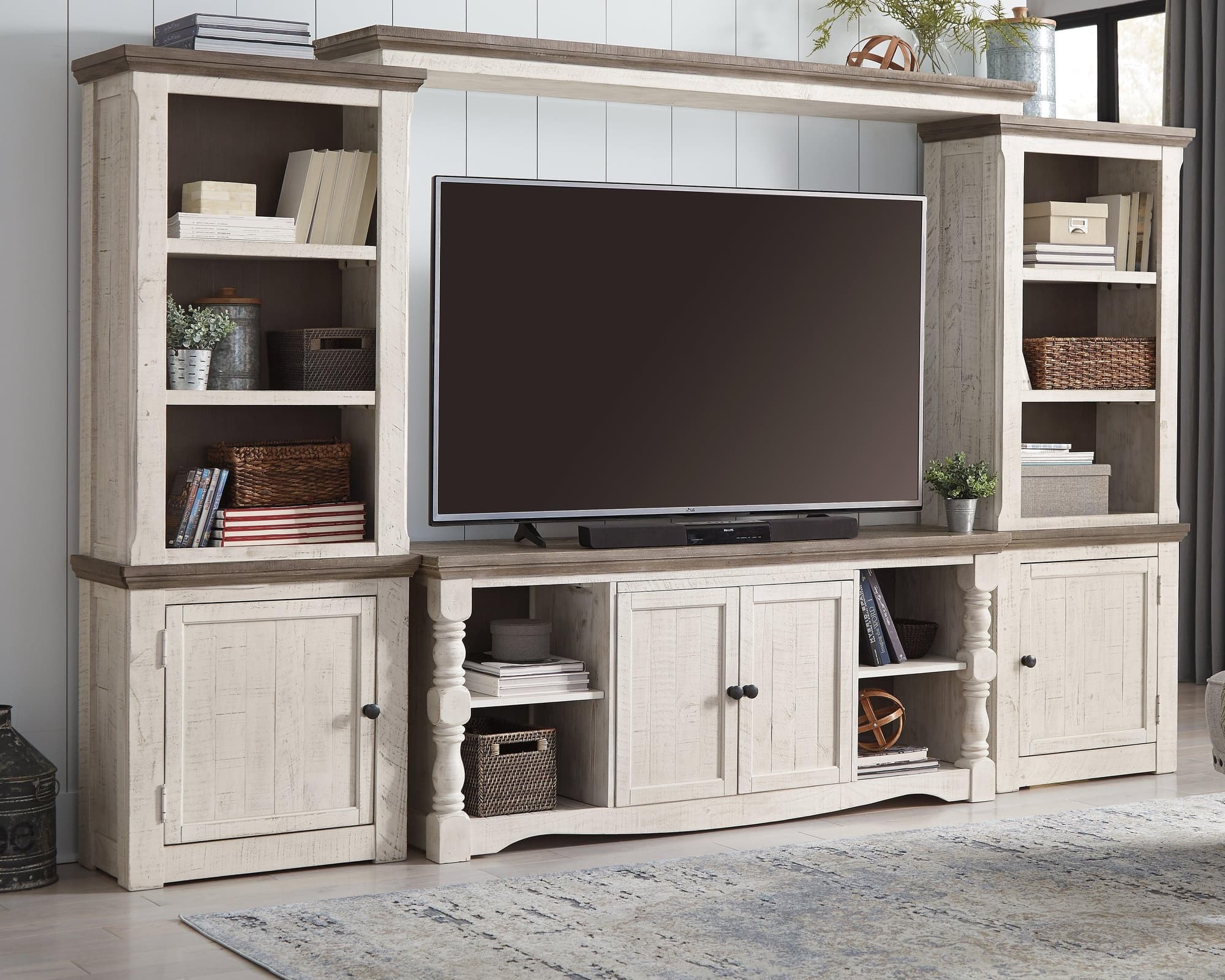 Havalance Two-Tone 4-Piece Entertainment Center - Image 1