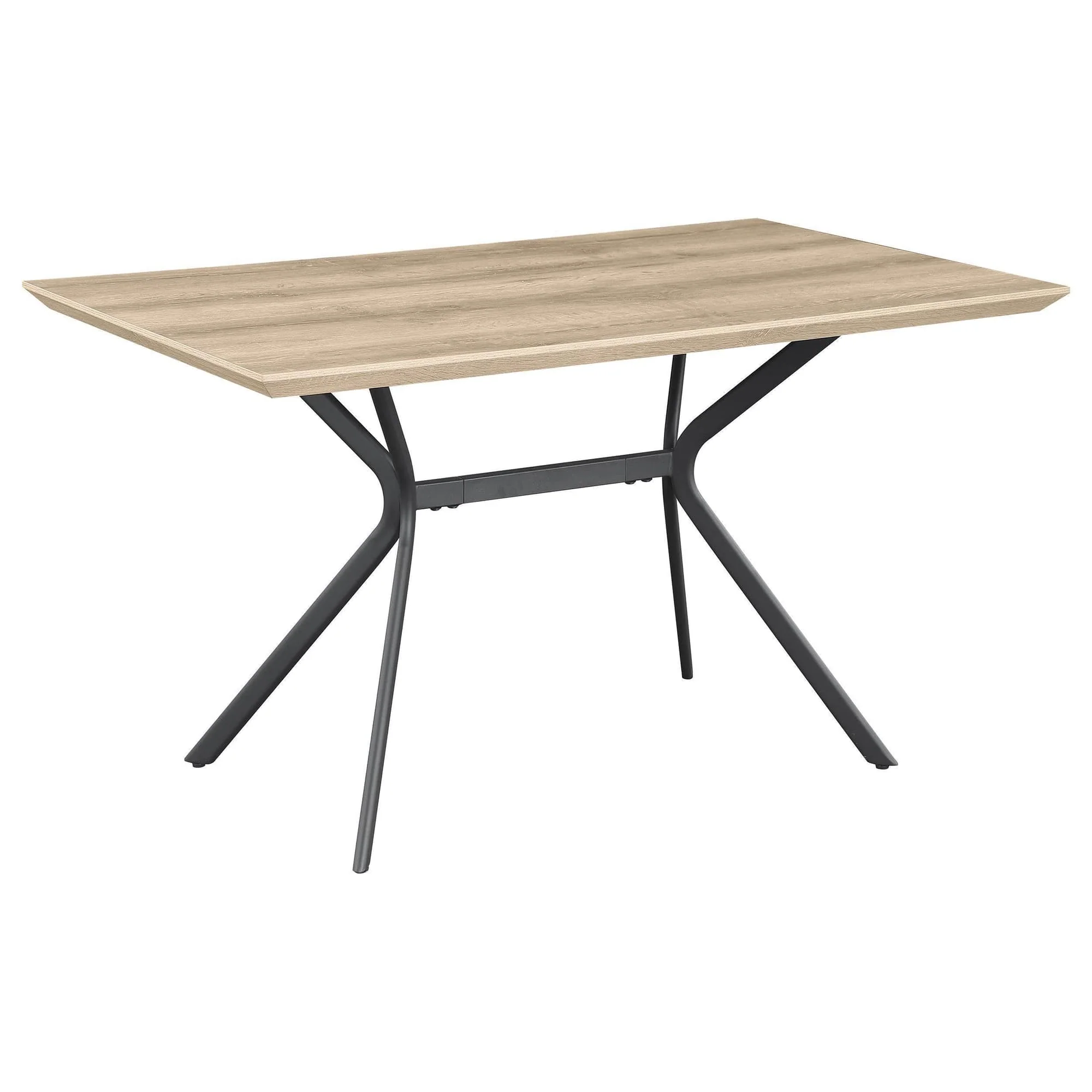 Edgecreek 53 inch Composite Wood Dining Table Light Brown - Image 1