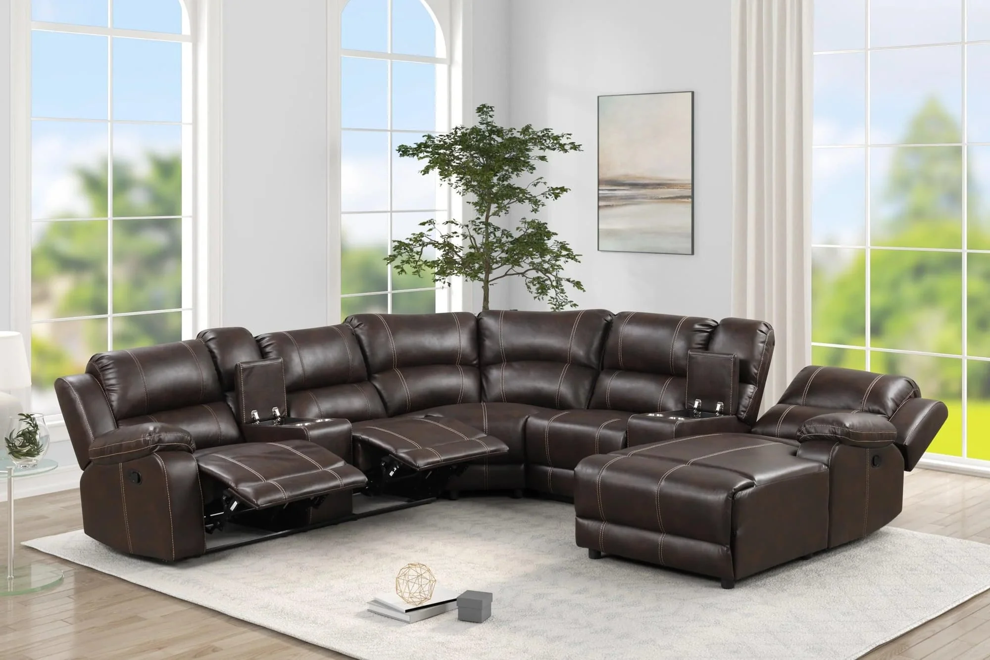 Lionel Oversized Reclining Sectional - Image 1