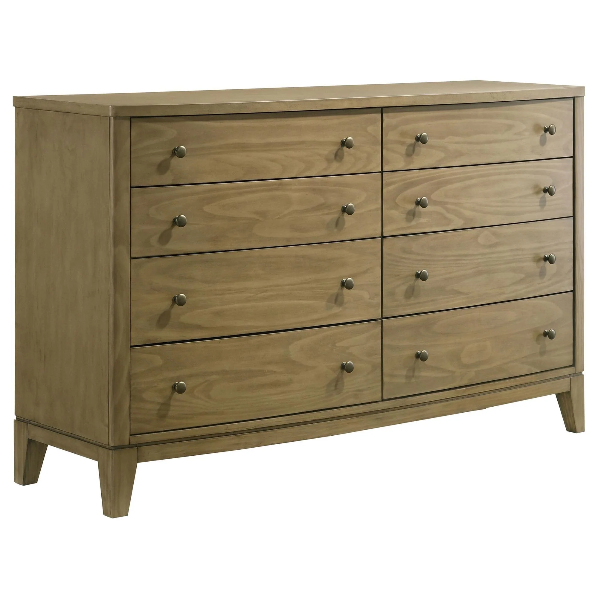 Granada 8 Drawer Dresser Cabinet Natural Pine - Image 1