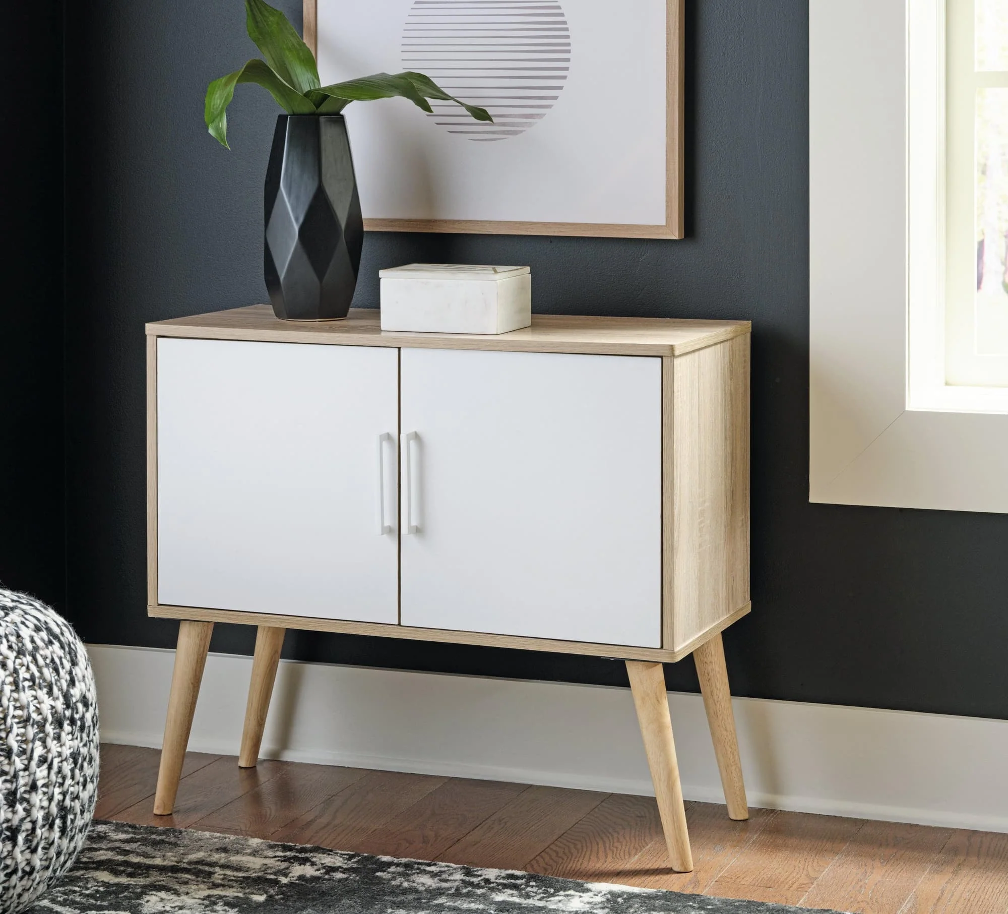 Orinfield Natural White Accent Cabinet - Image 1
