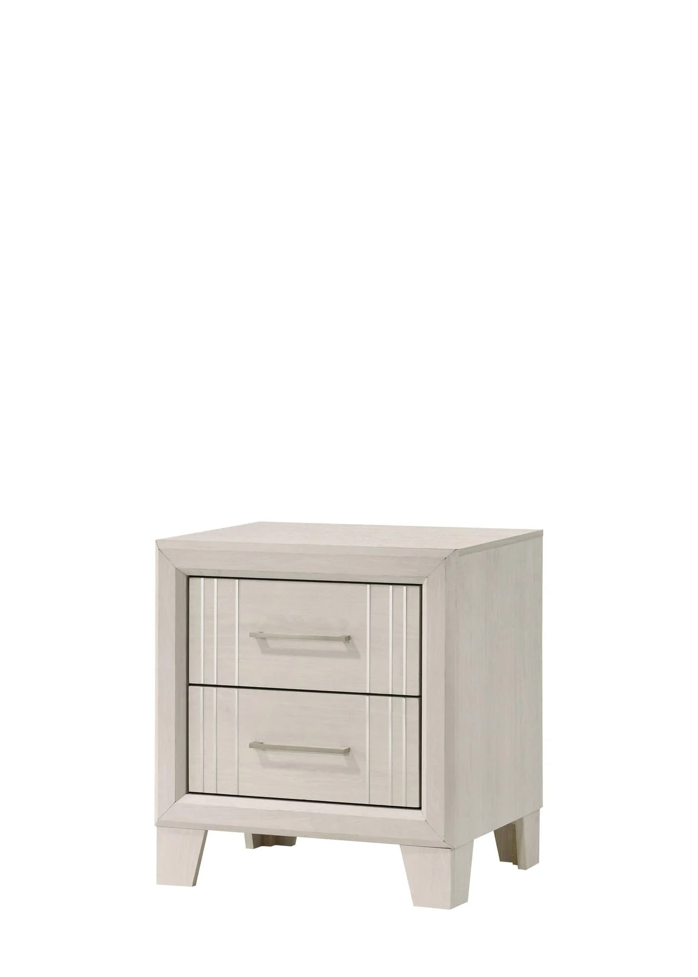 Charlie Cream 2 Drawers Nightstand - Image 1