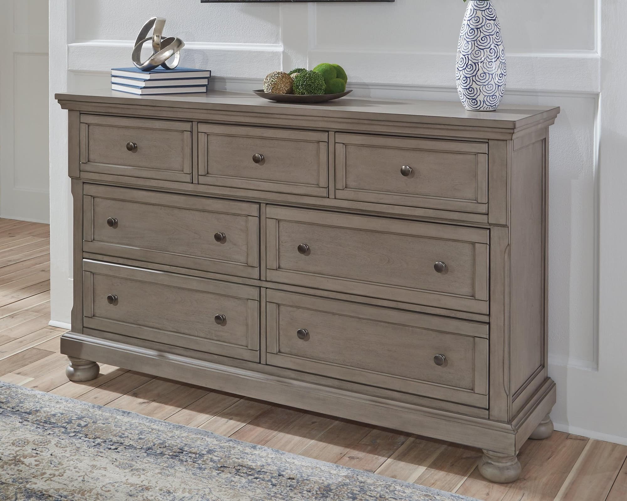 Lettner Light Gray Dresser - Image 1