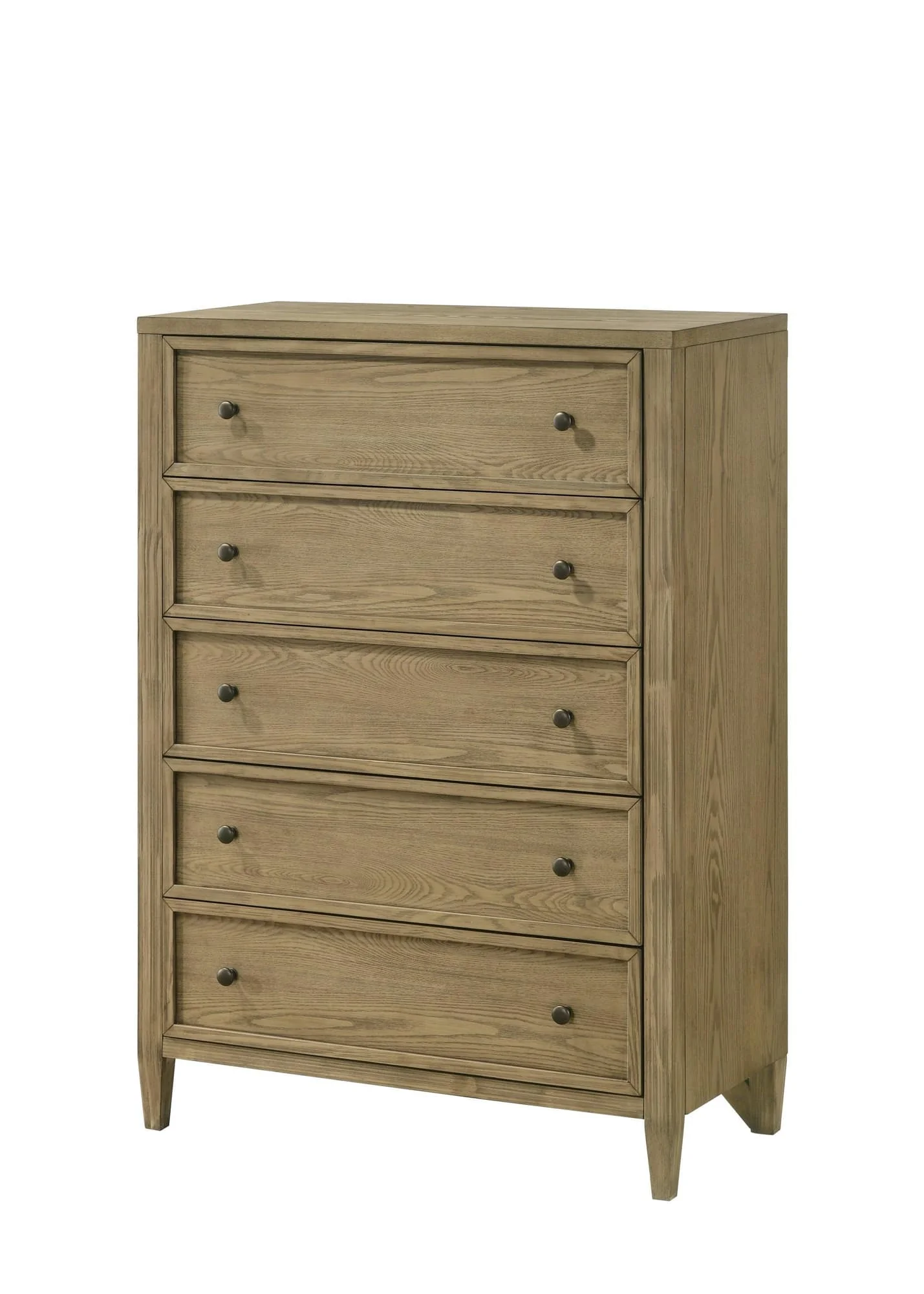Sienna Brown 5 Drawers Chest - Image 1