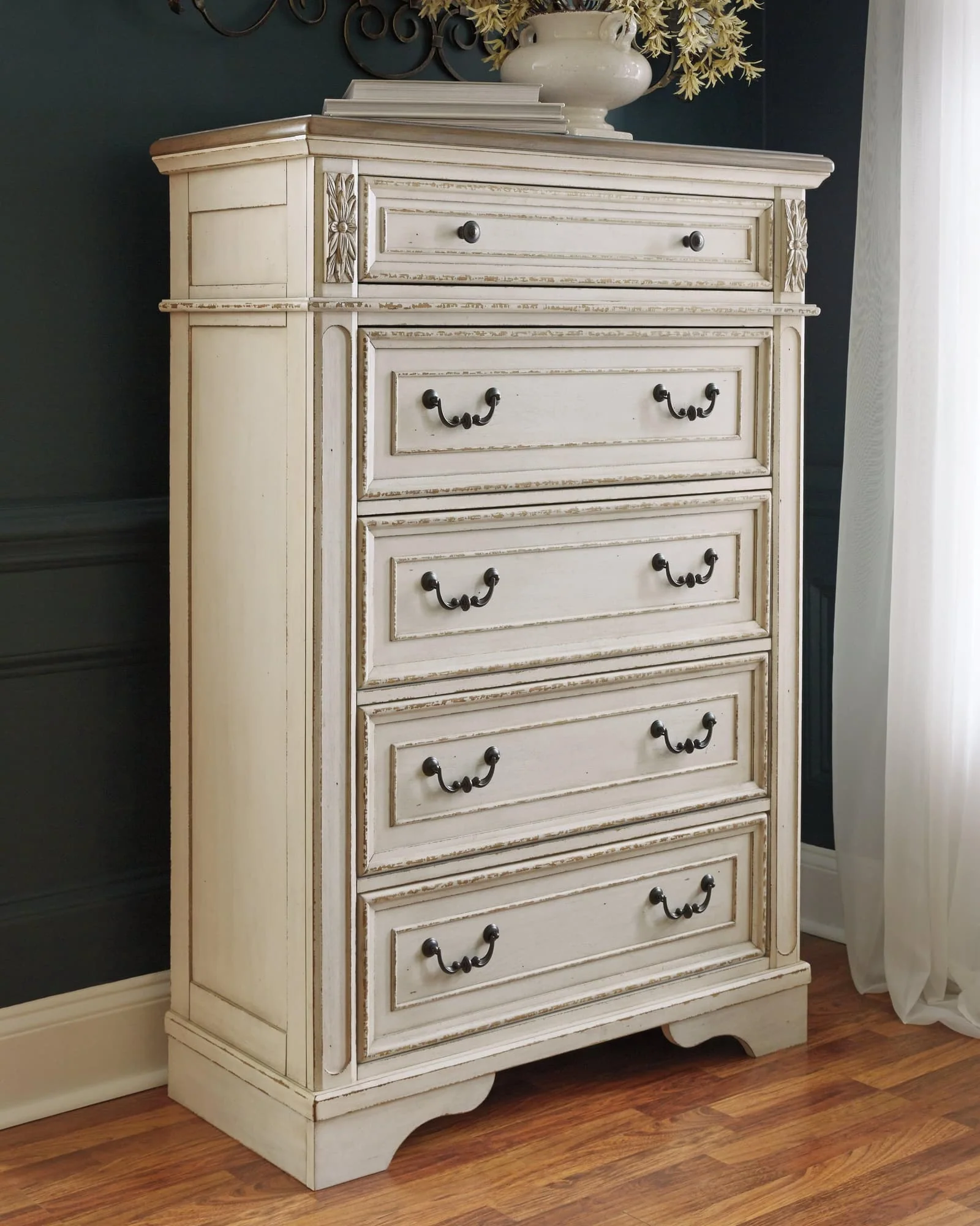 Realyn Two-Tone Chest Of Drawers - Image 1
