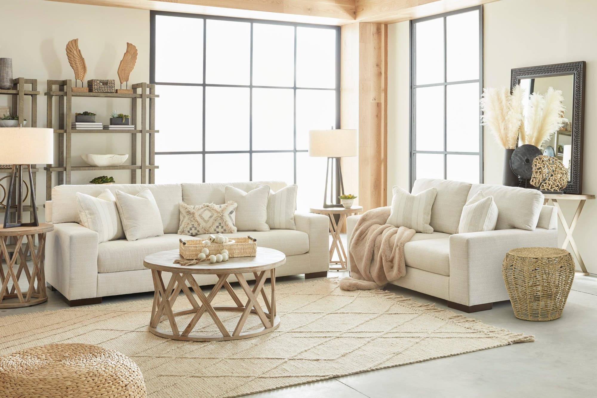 Ashley 520-03 Sofa Loveseat - Image 1