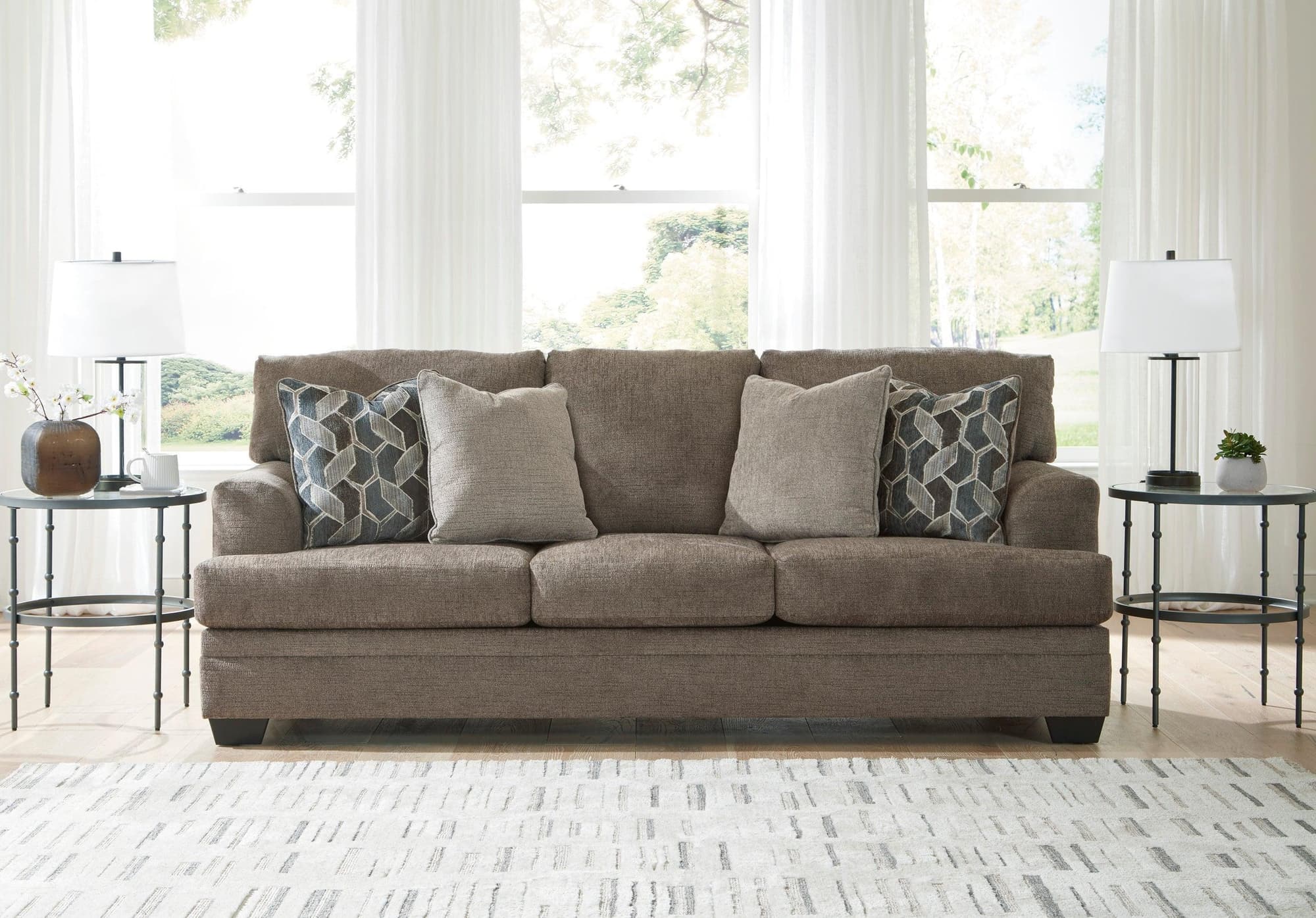 Tonemeade Nutmeg Queen Sleeper Sofa - Image 1