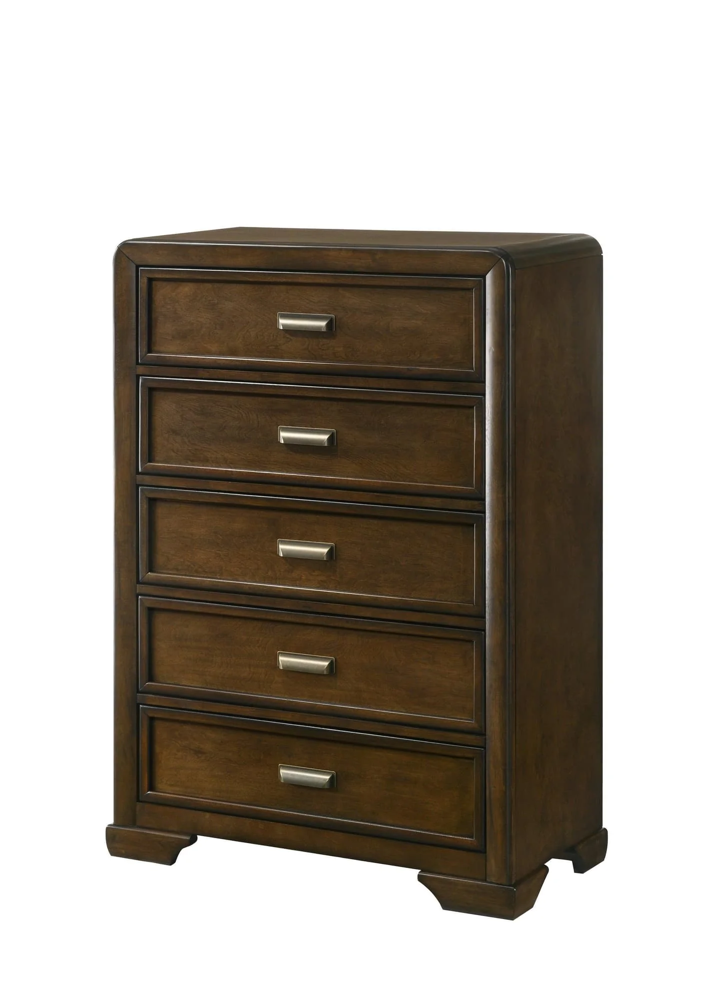 Coffield Brown 5 Drawers Chest - Image 1