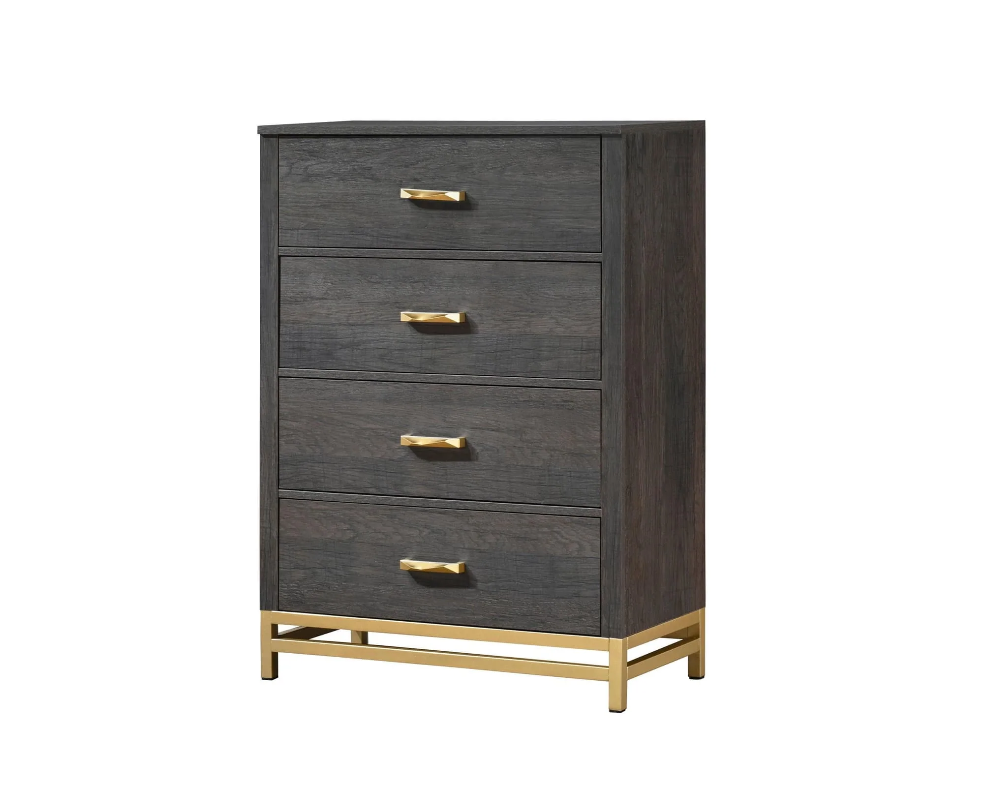 Trevor Dark Brown 5 Drawers Chest - Image 1