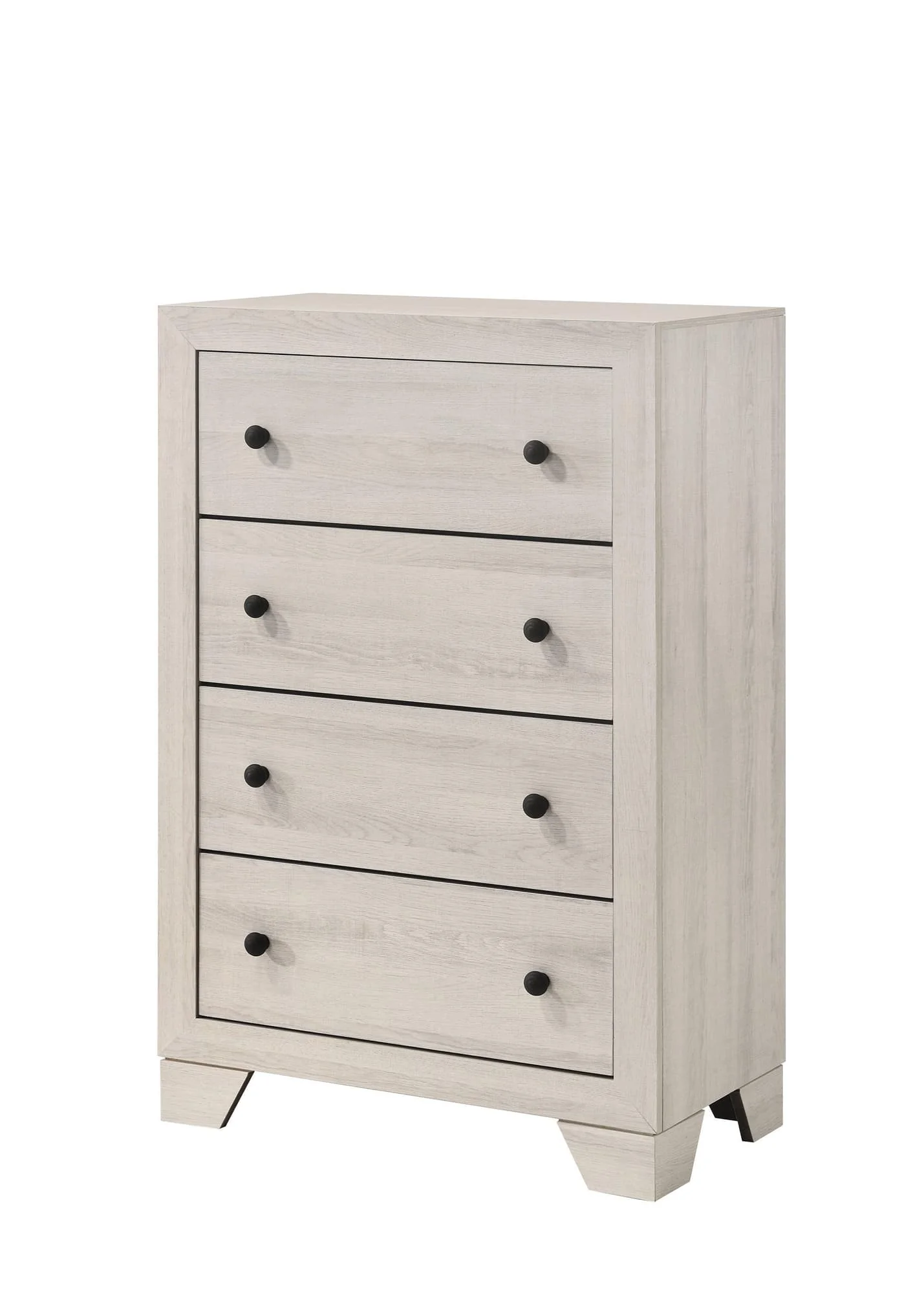 Atticus White 5 Drawers Chest - Image 1