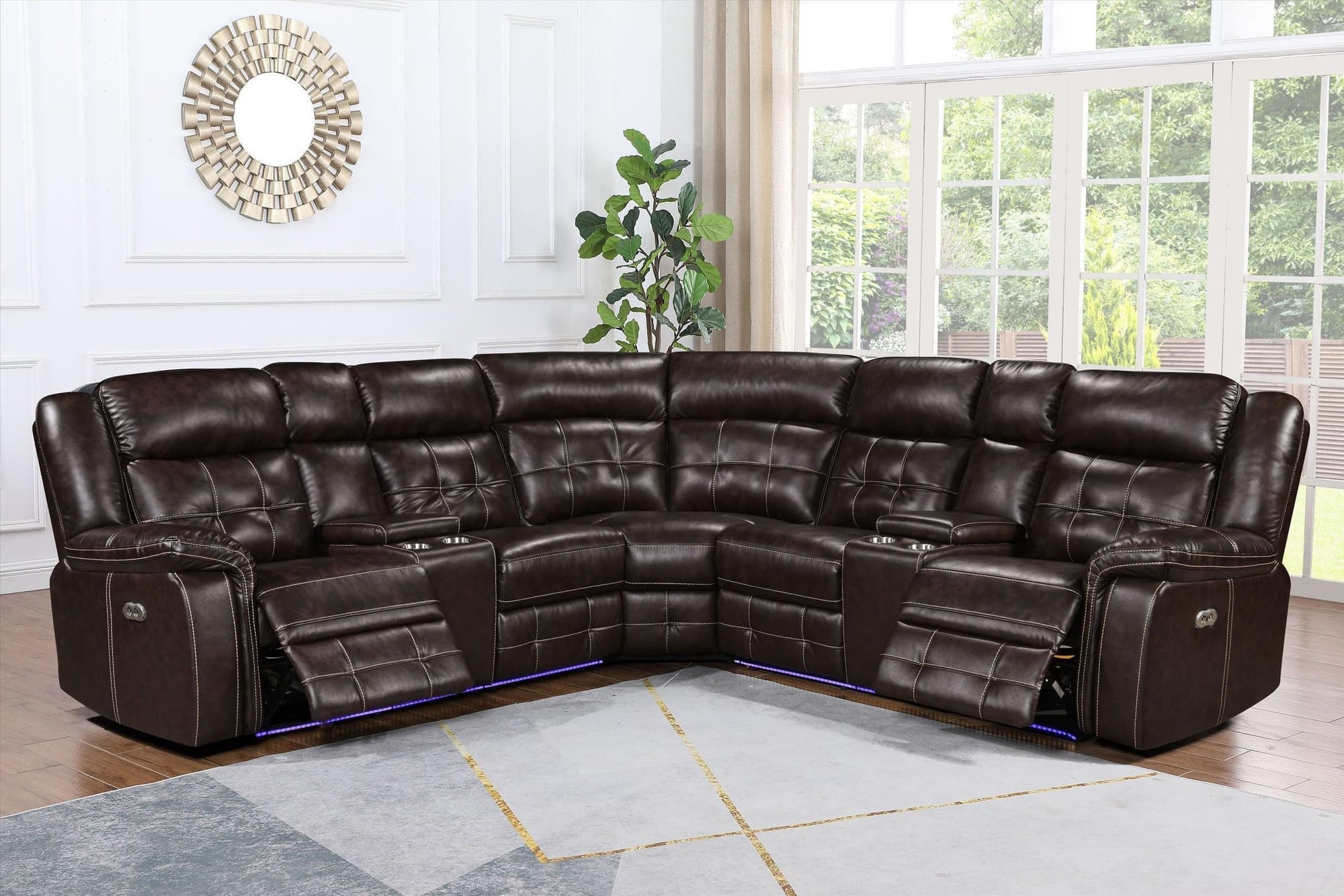 Amazon2027 Power Reclining Sectional - Image 1