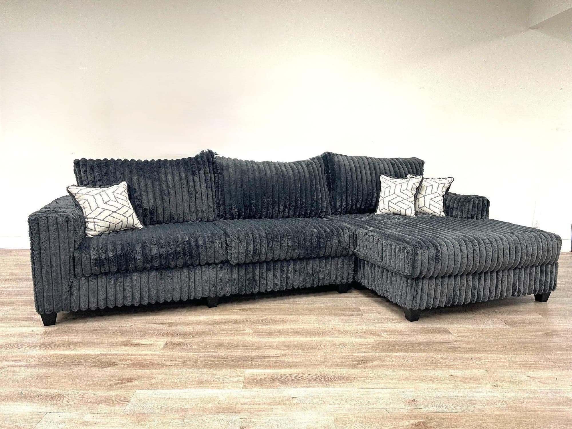 Sora Charcoal Sectional - Image 1